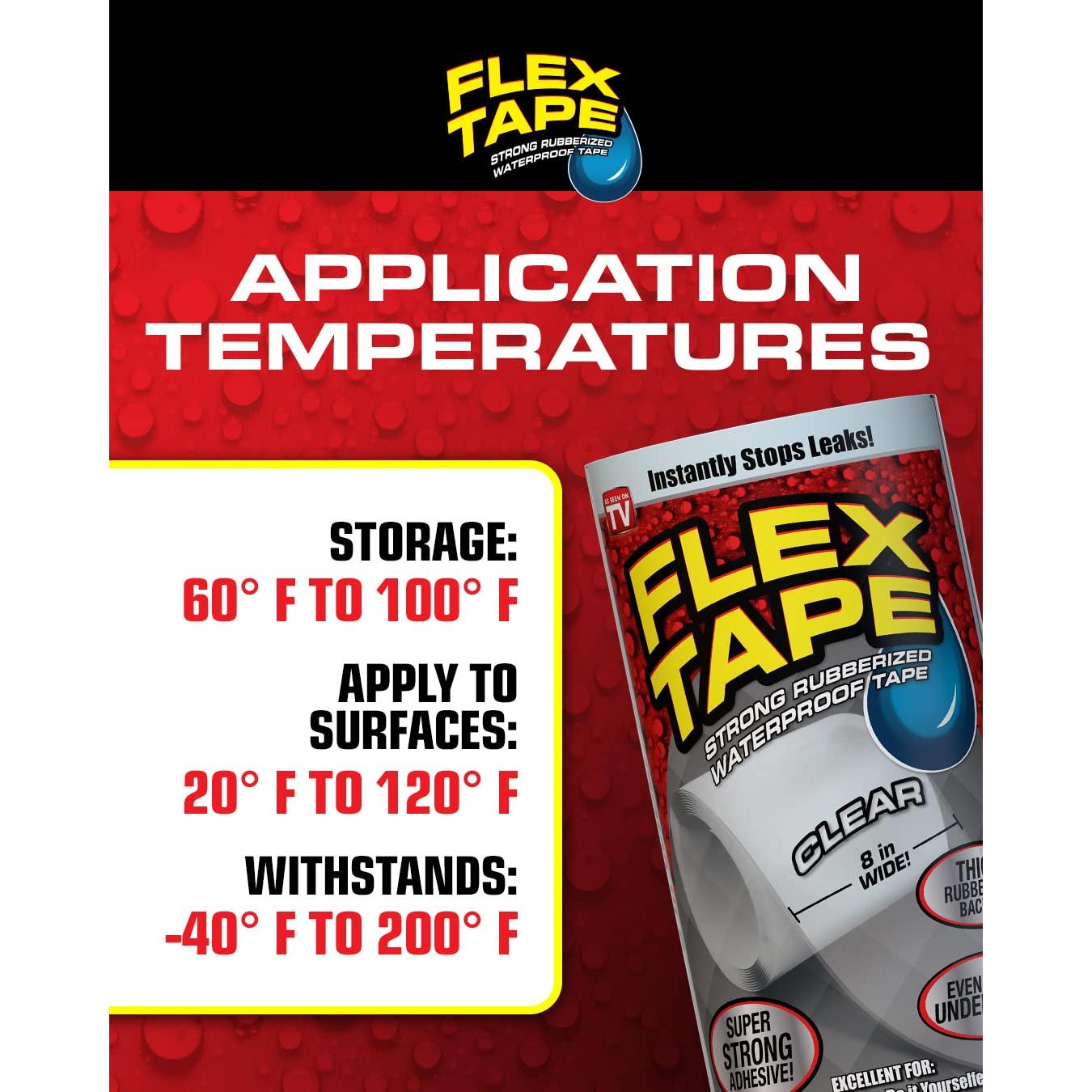Flex Tape Mini Cinta Impermeable 16.8x12.4 cm 1 Unidad