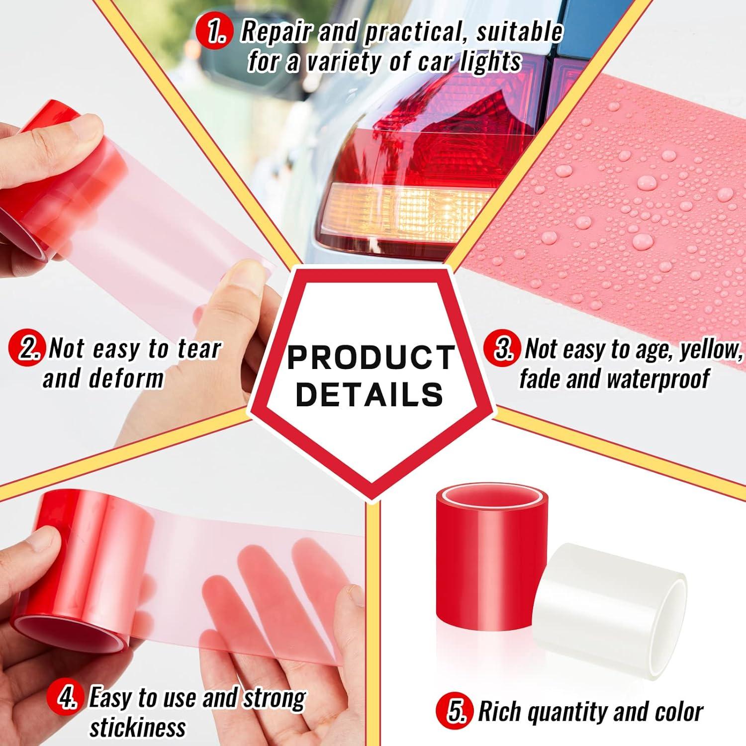 Cinta de Reparación Autoadhesiva Patelai 5m x 5cm Rojo/Transp.