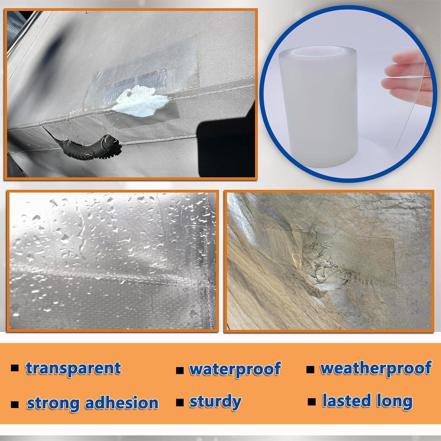 Cinta de Reparación Transparente Wensskku 10,16 cm x 3,05 m