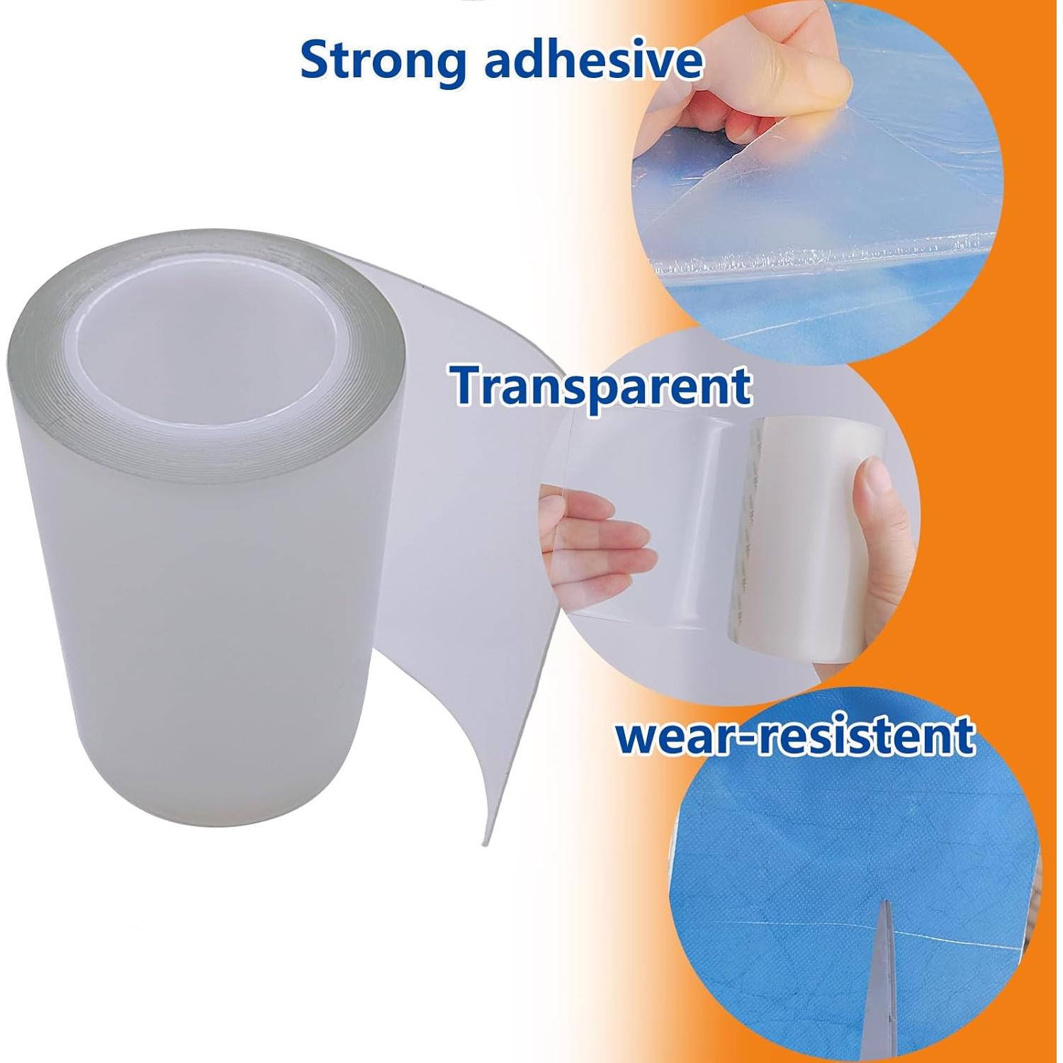 Cinta de Reparación Transparente Wensskku 10,16 cm x 3,05 m