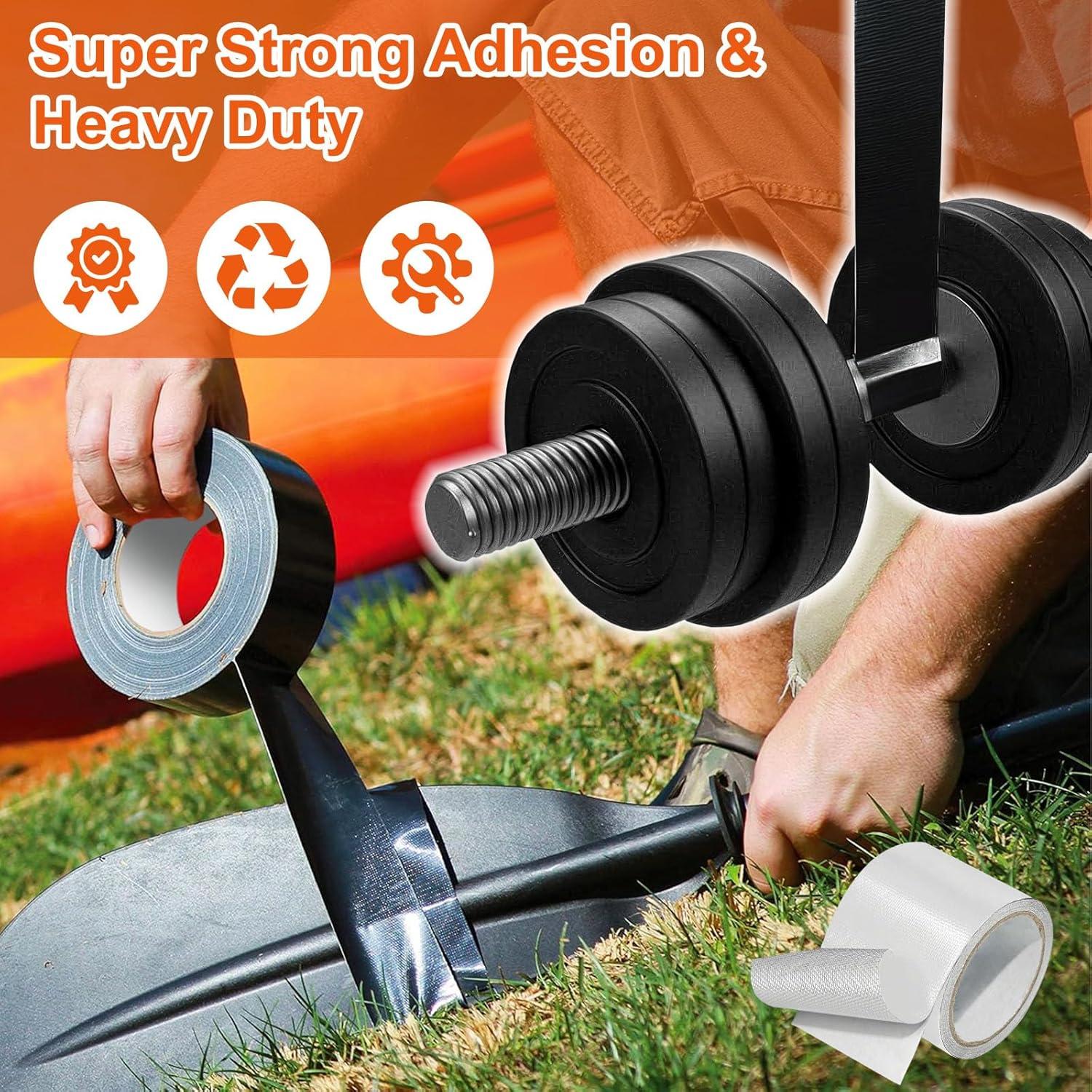 Cinta de Reparación Impermeable Paulno 80mm x 8m Blanca