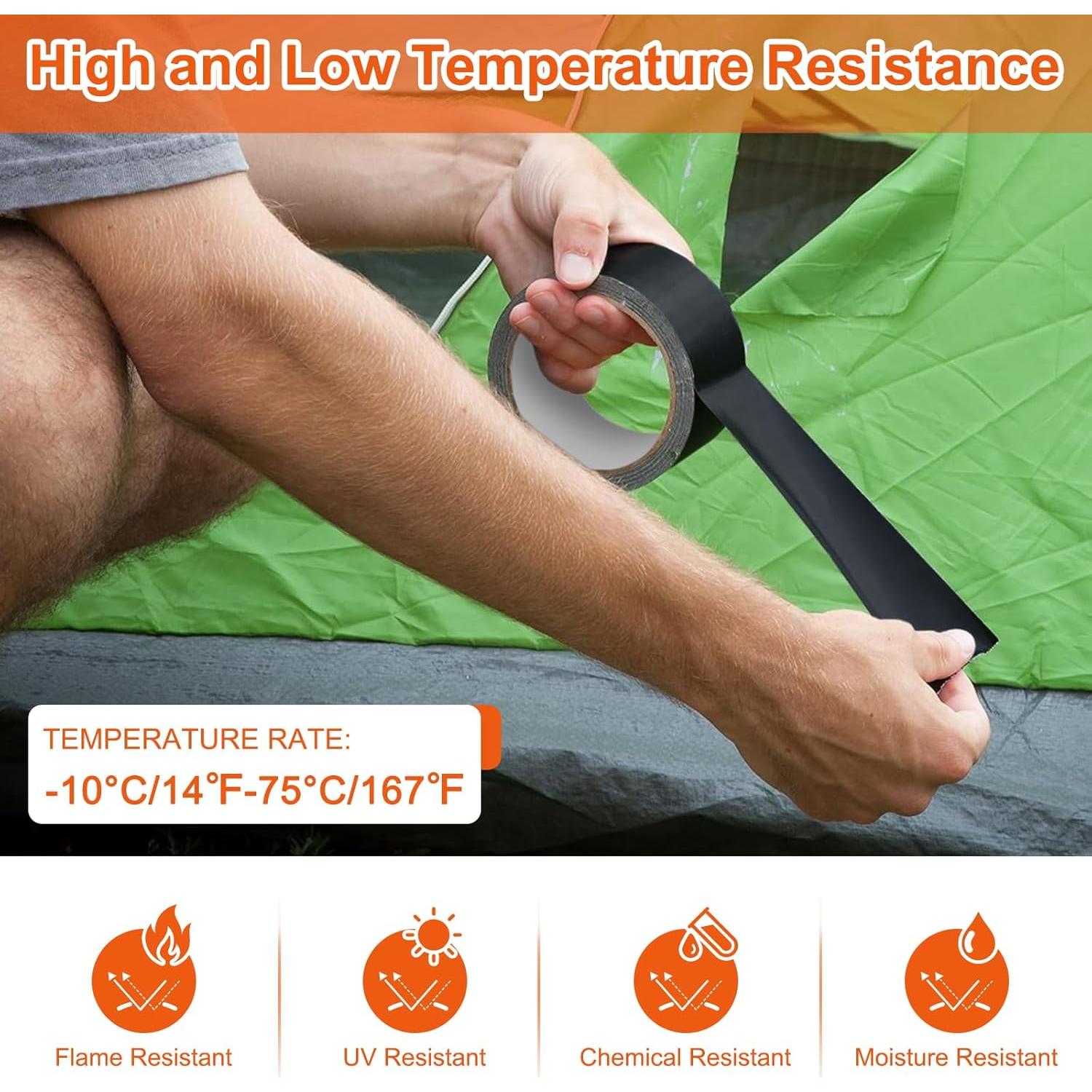 Cinta de Reparación Impermeable Paulno 80mm x 8m Blanca