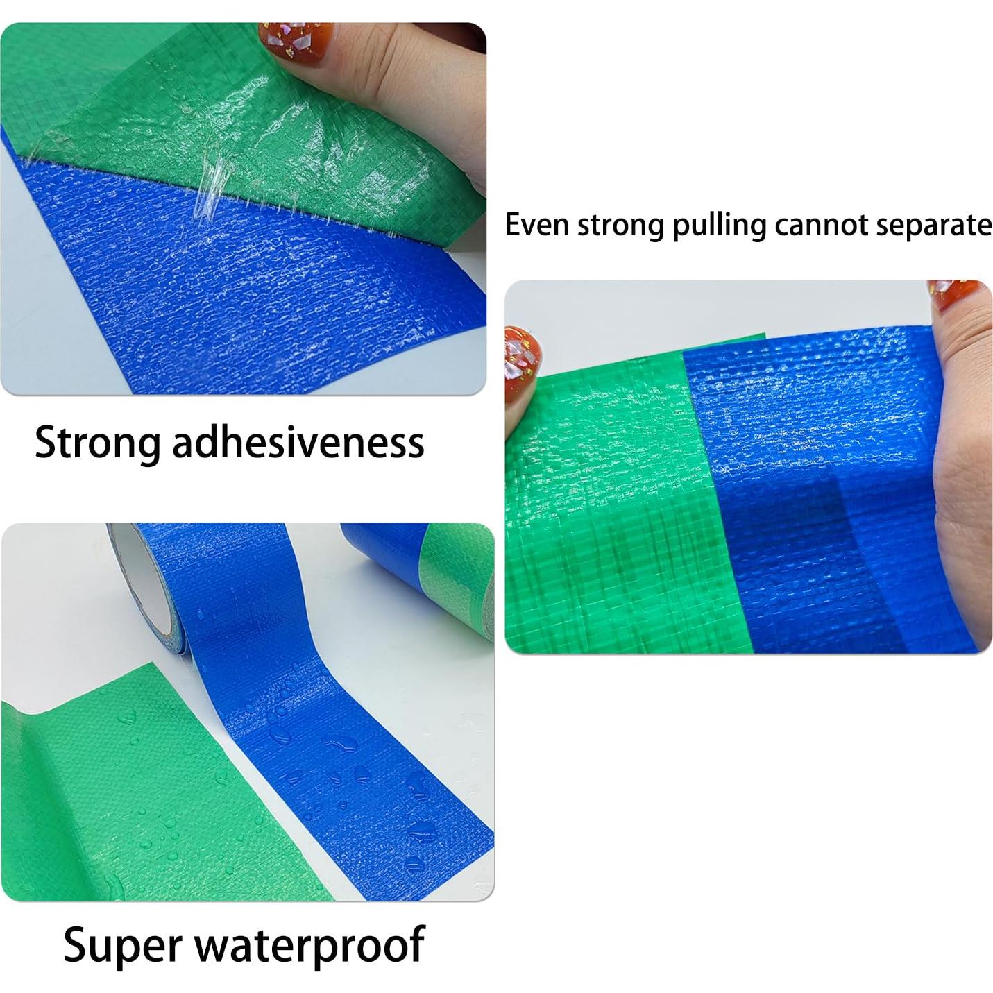 Cinta de Reparación Impermeable 4every 8m Verde UV