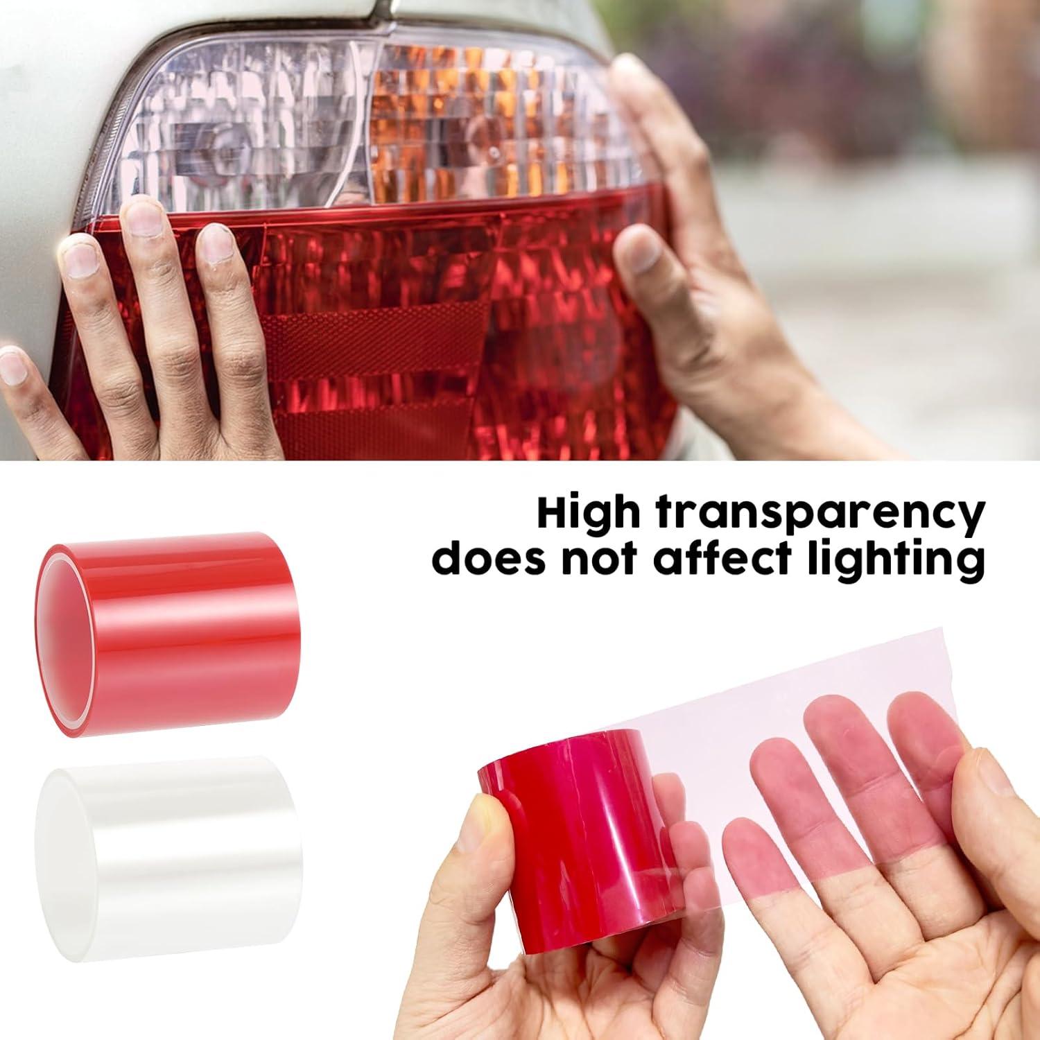 4 Rollos de Cinta Adhesiva para Luces Traseras YEXEXINM