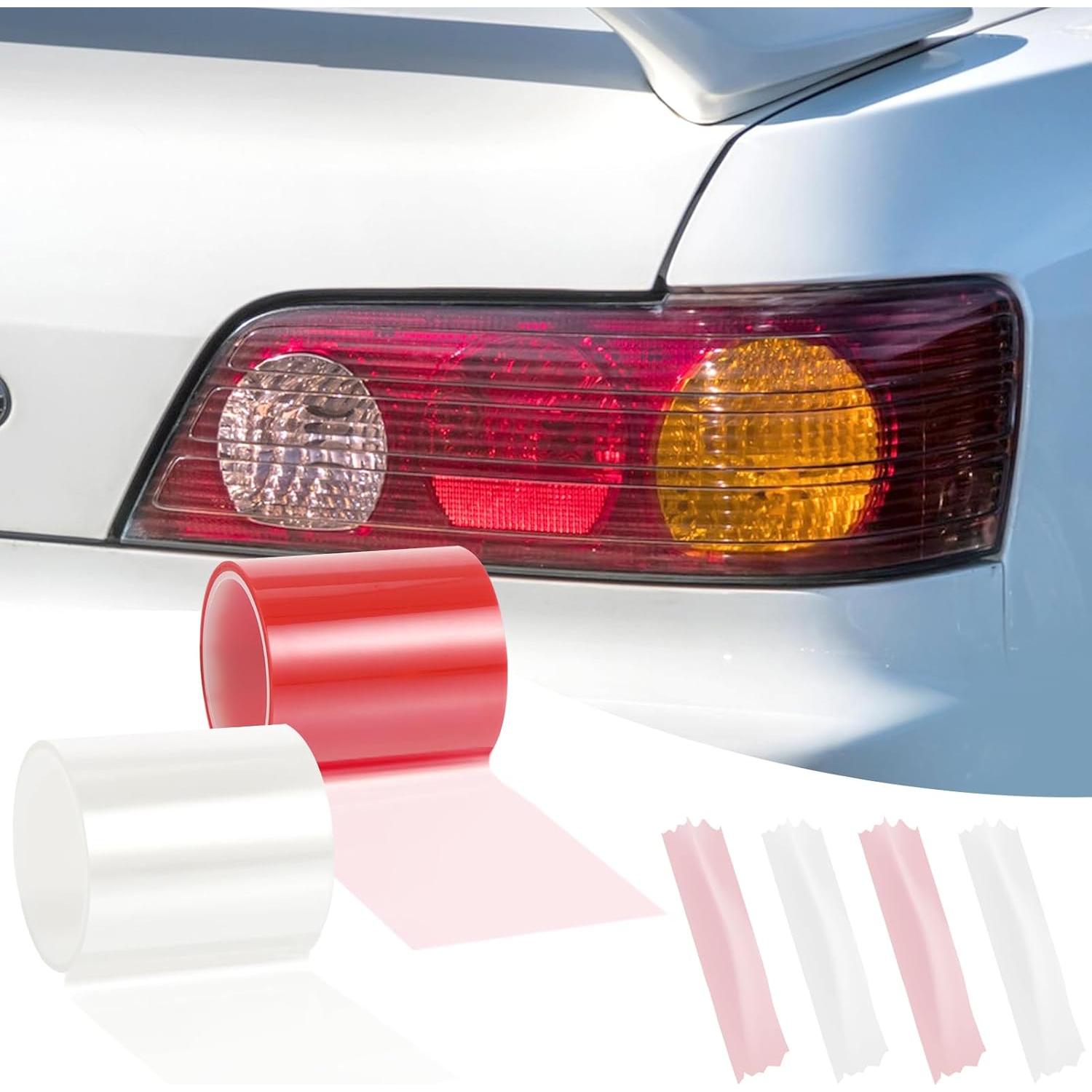 4 Rollos de Cinta Adhesiva para Luces Traseras YEXEXINM