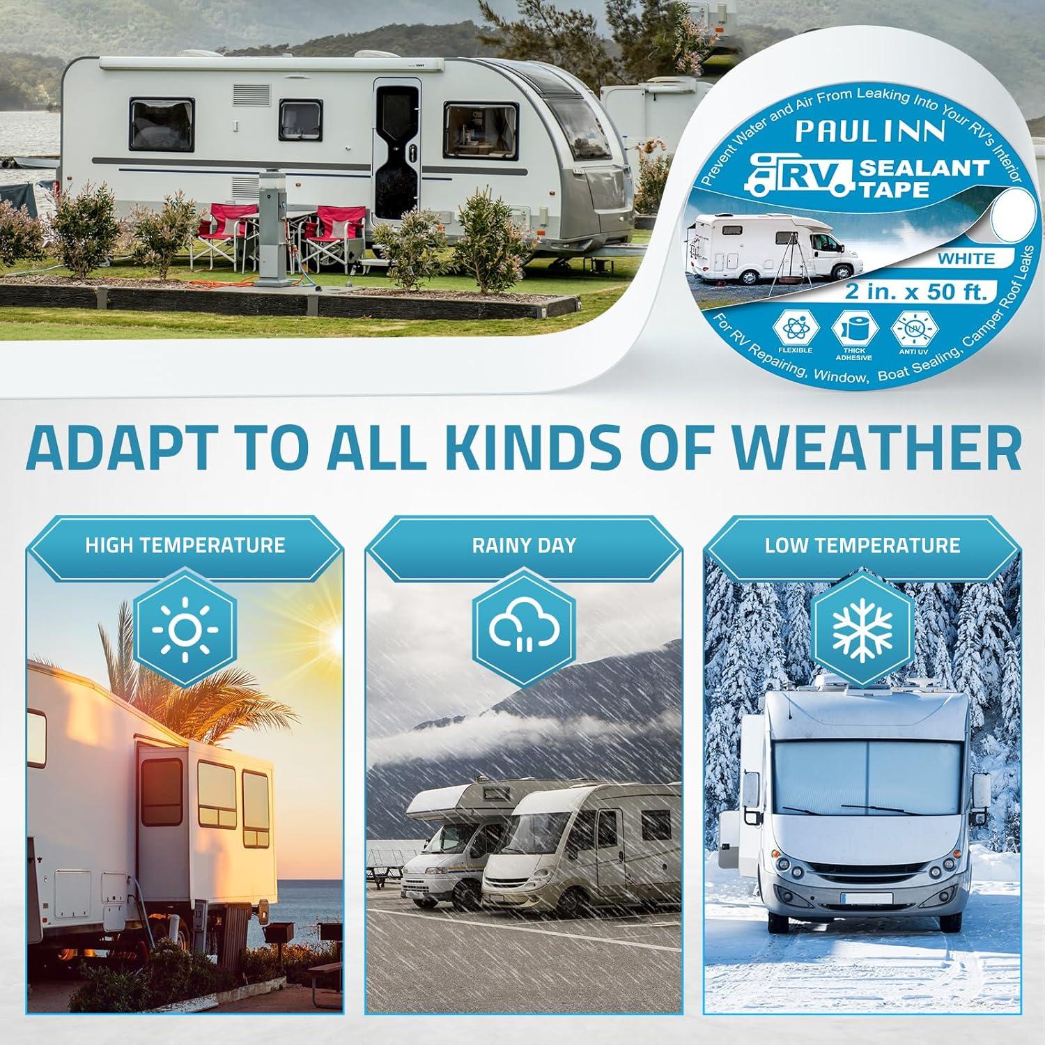 Cinta de Sellado PAULINN 5,08 cm x 15,24 m Impermeable