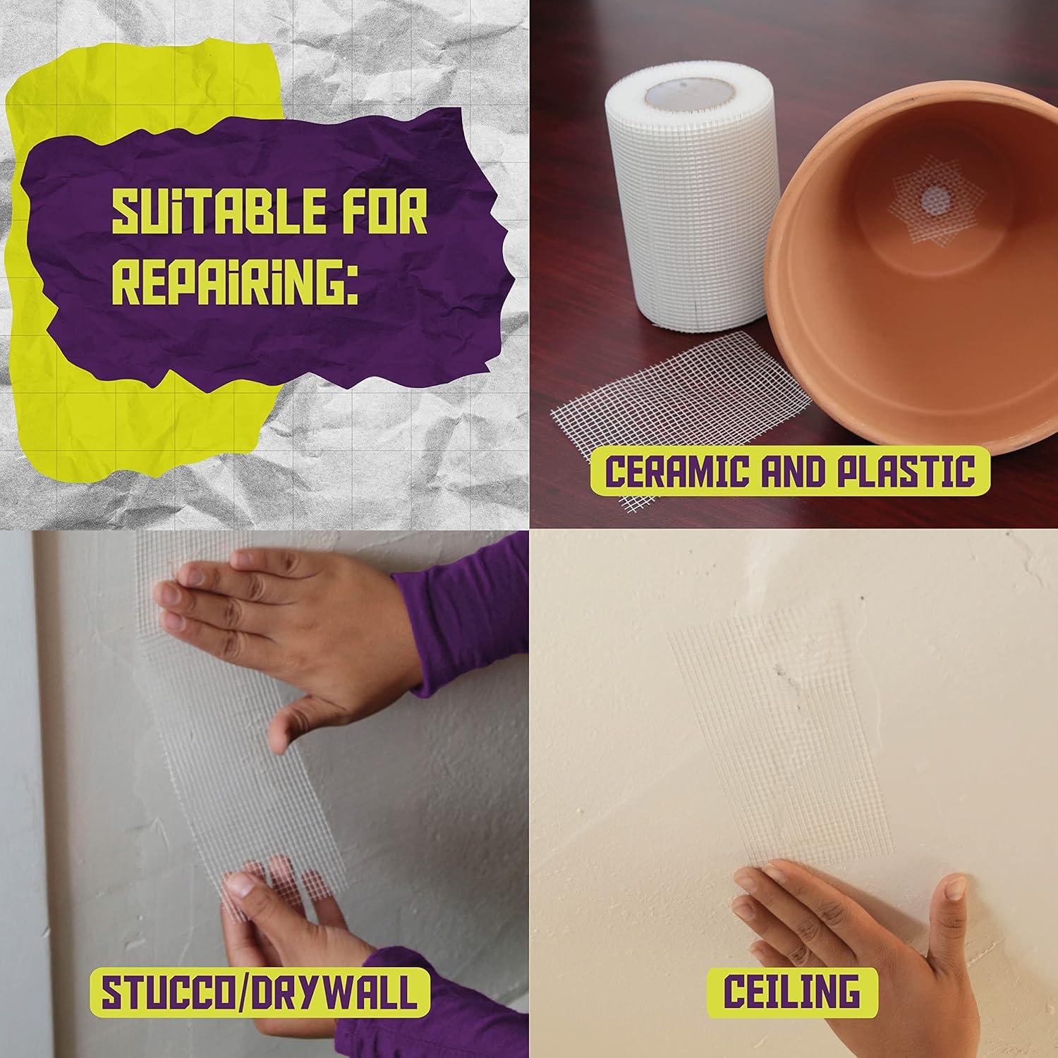 Cinta de Reparación de Yeso ATack 15,24 cm x 22,86 m