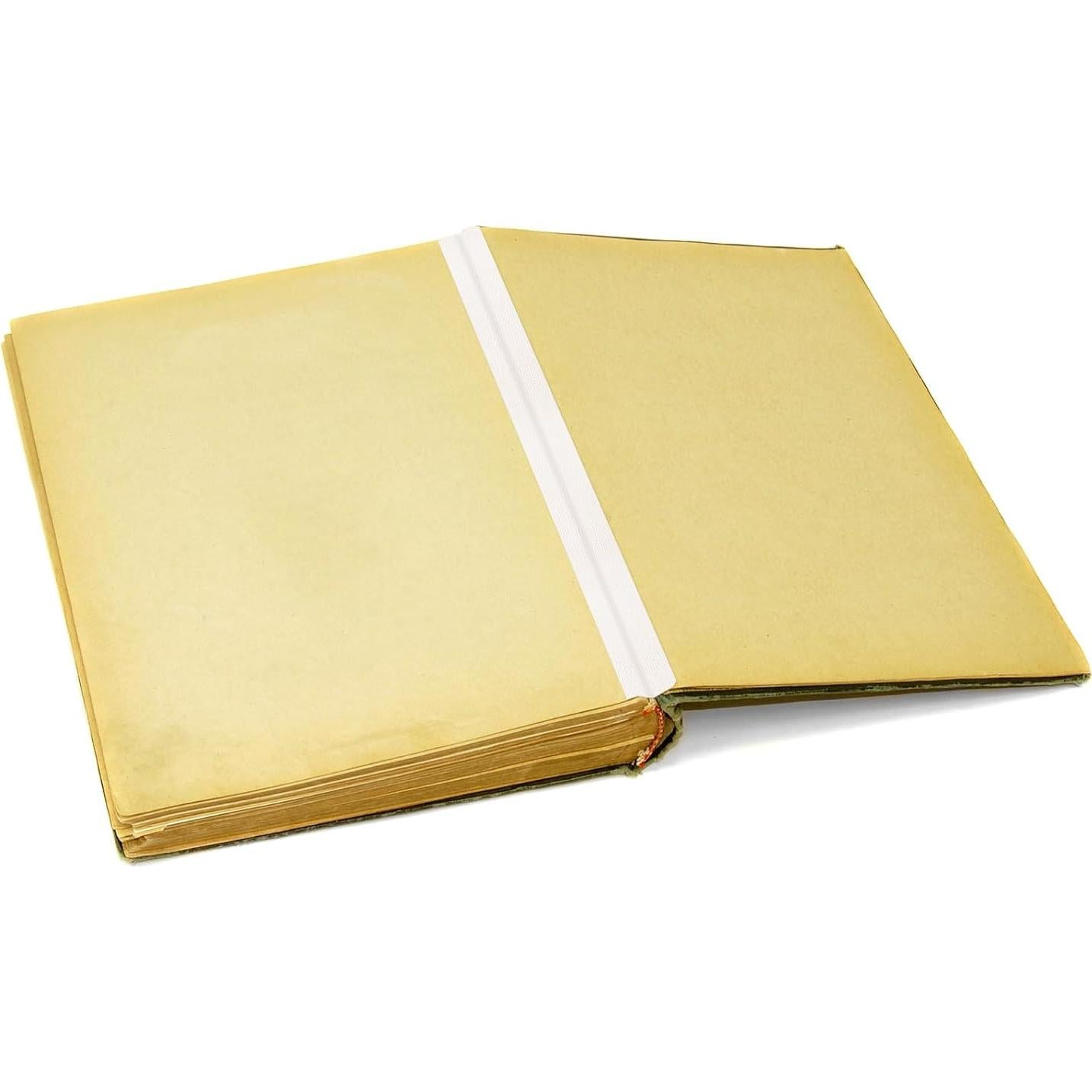 Cinta de reparación de libros Lineco 5,08 cm x 91,44 cm blanca