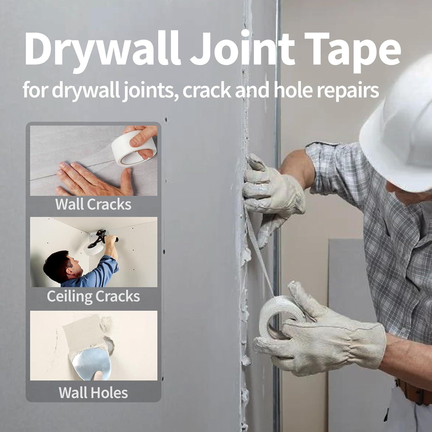 Cinta de Juntas de Drywall Etossan 5.08 cm x 45.72 m Autoadhesiva