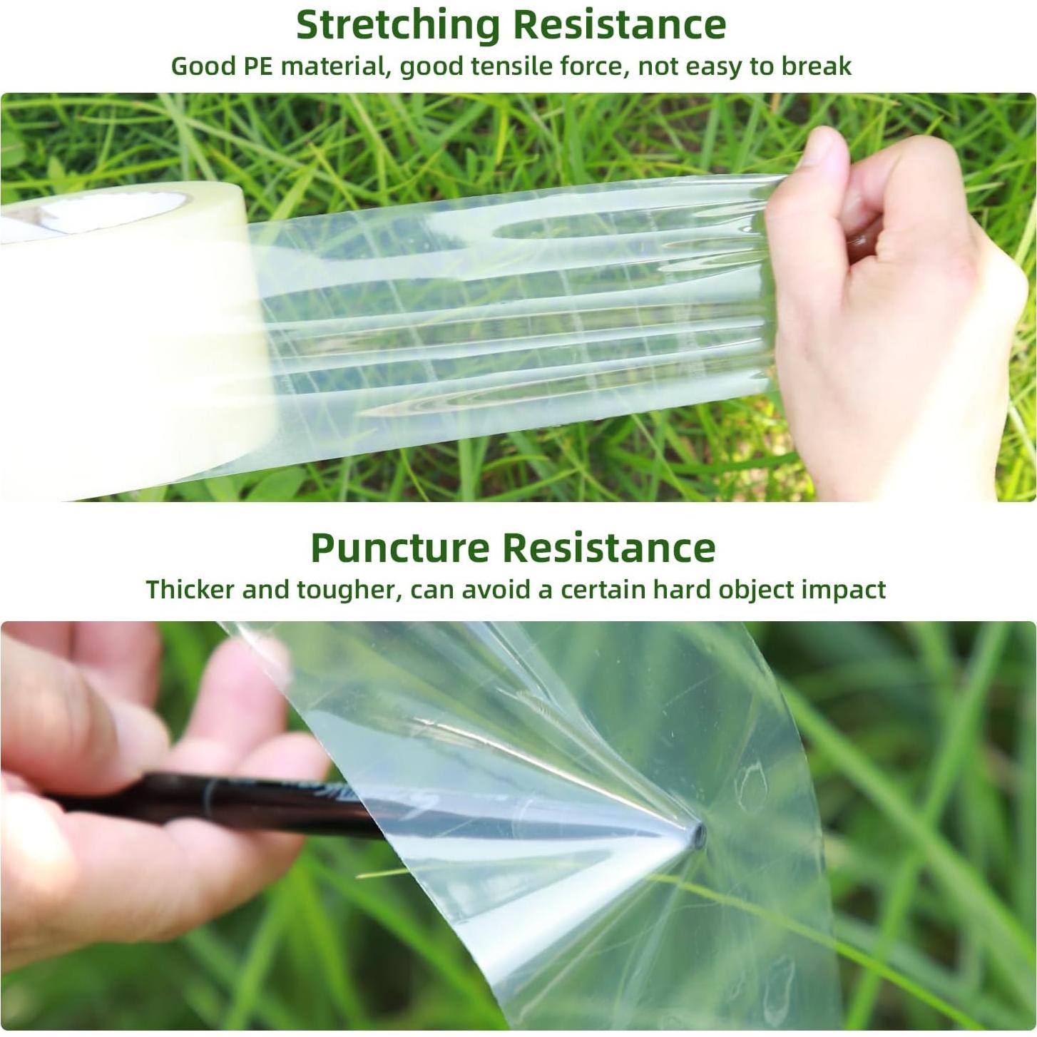 Cinta de Reparación Ohuhu 15,24 cm x 29,87 m Plástico PE