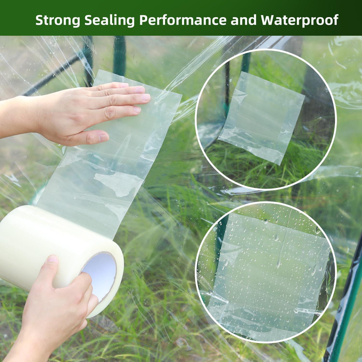 Cinta de Reparación Ohuhu 15,24 cm x 29,87 m Plástico PE