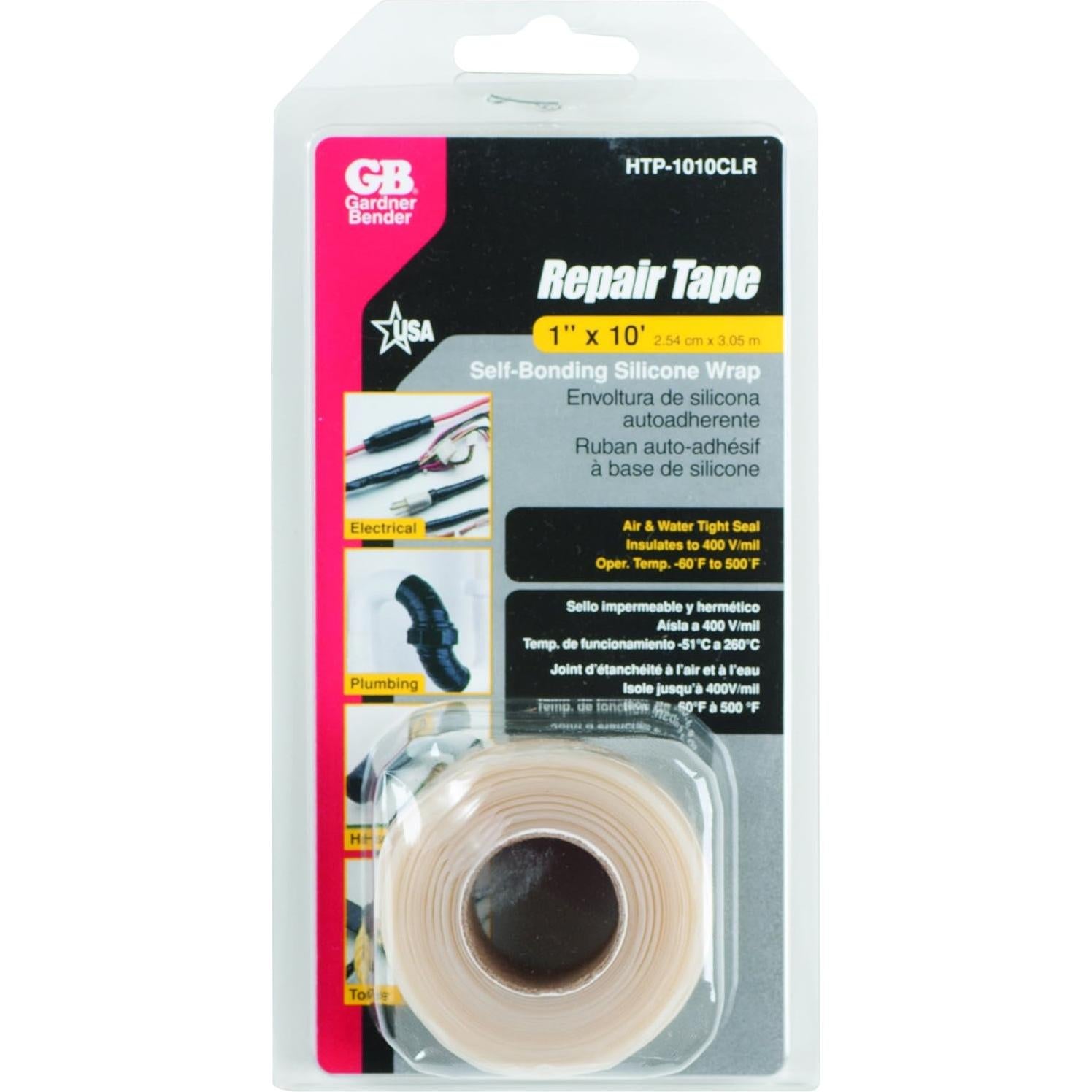 Cinta de Reparación Autoadhesiva Silicona Gardner Bender 30,48 cm