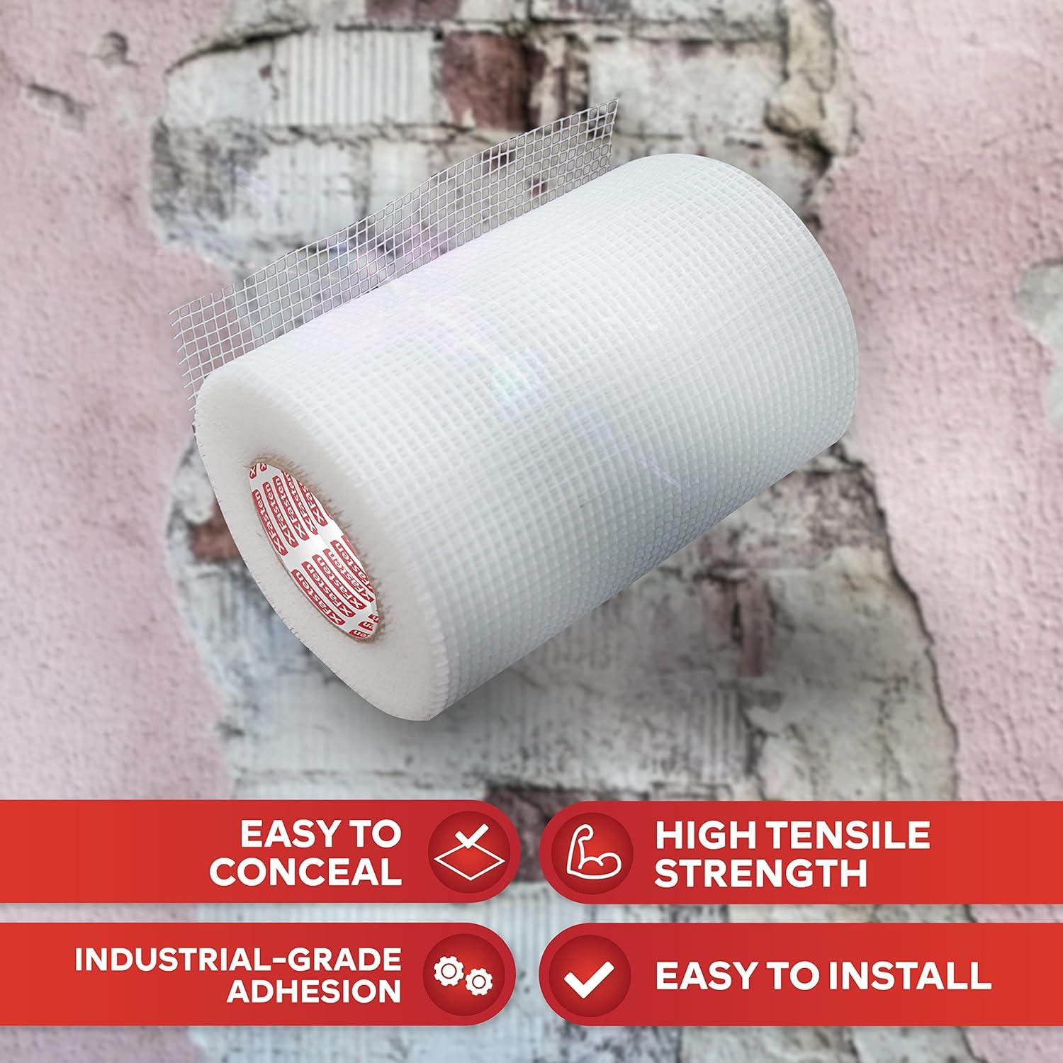 Cinta de Reparación de Paneles de Yeso XFasten 6" x 27,43 m