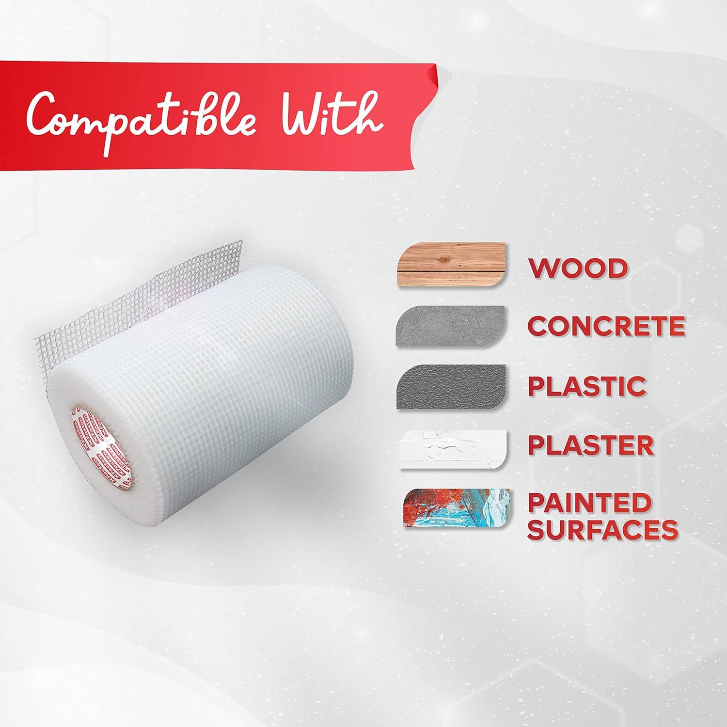 Cinta de Reparación de Paneles de Yeso XFasten 6" x 27,43 m