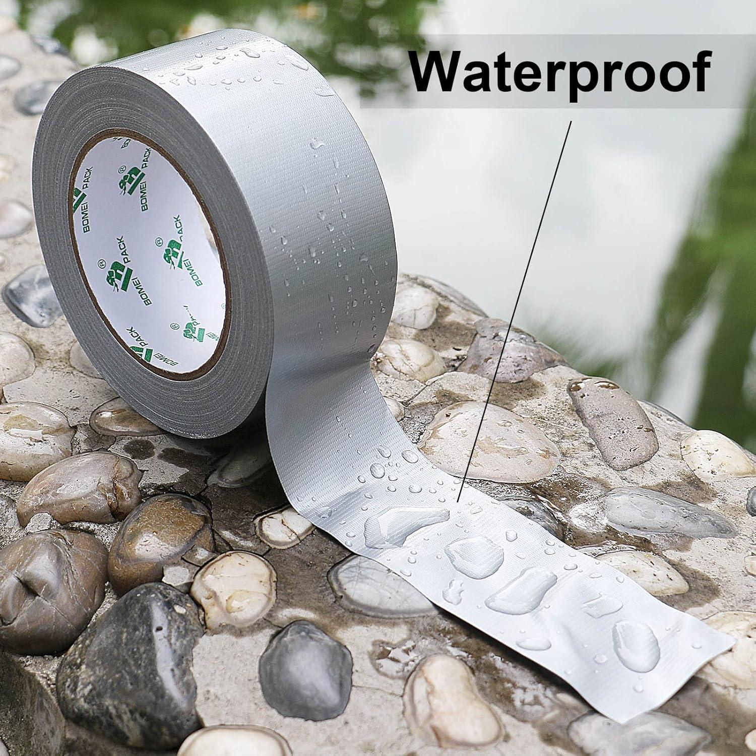 Paquete 2 Cintas Adhesivas Ducto BOMEI 5 cm x 27 m Plata