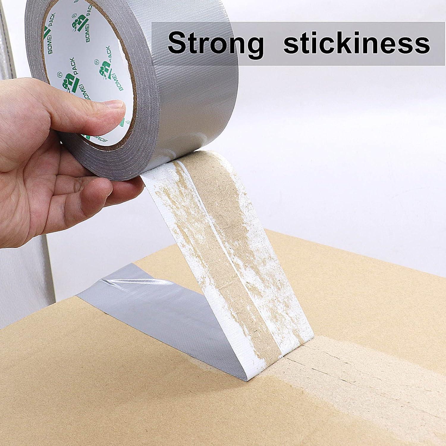 Paquete 2 Cintas Adhesivas Ducto BOMEI 5 cm x 27 m Plata