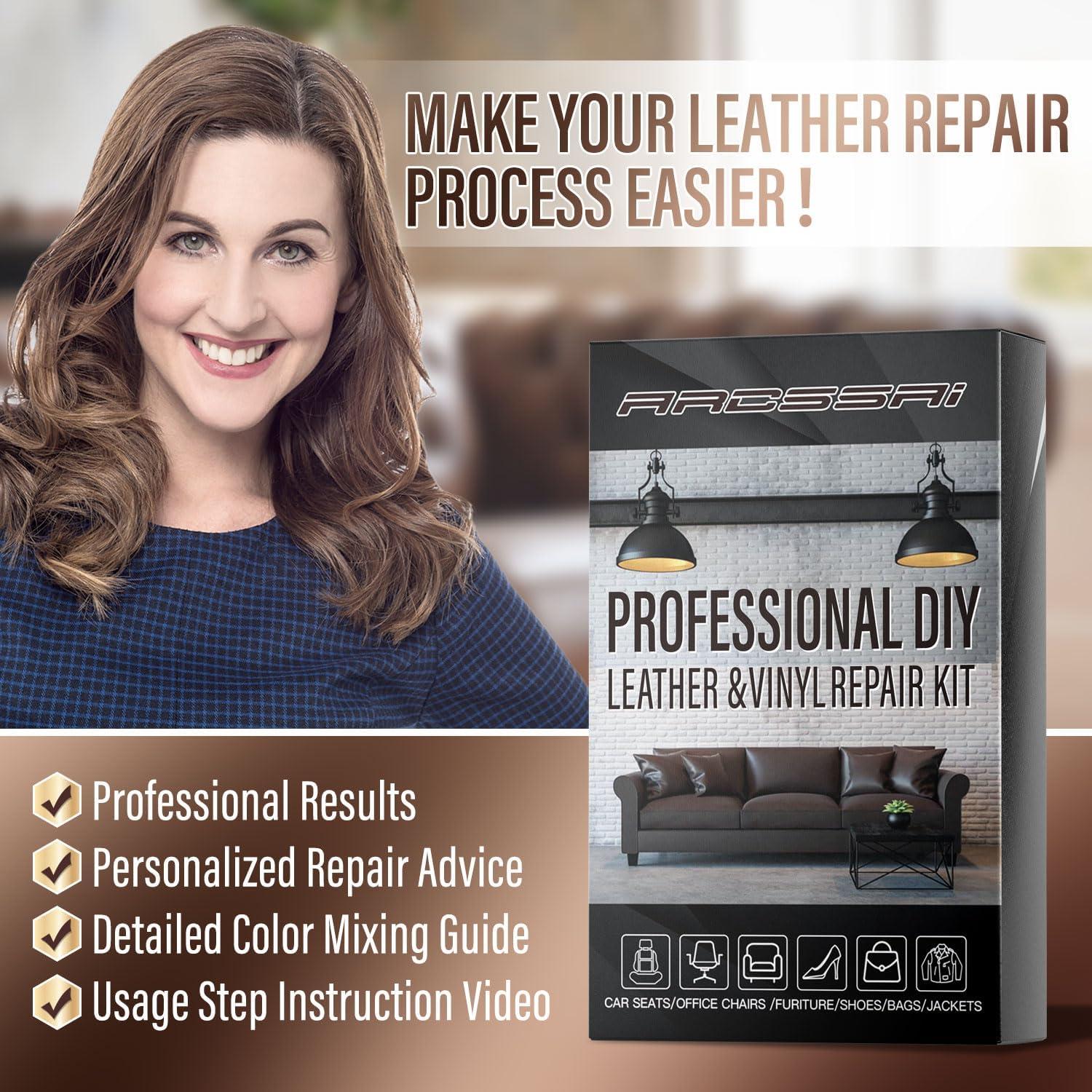 Kit de Reparación de Cuero ARCSSAI RMB99999 para Muebles y Vehículos