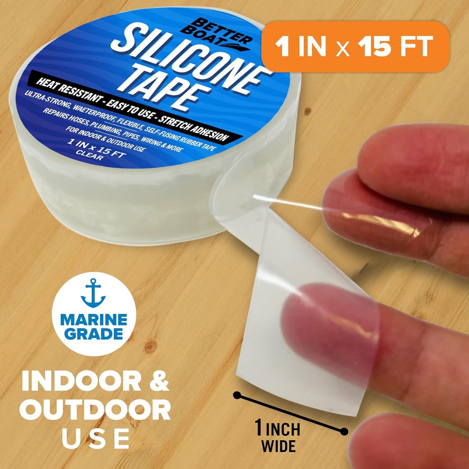 Cinta de Silicona Transparente 15 pies Better Boat