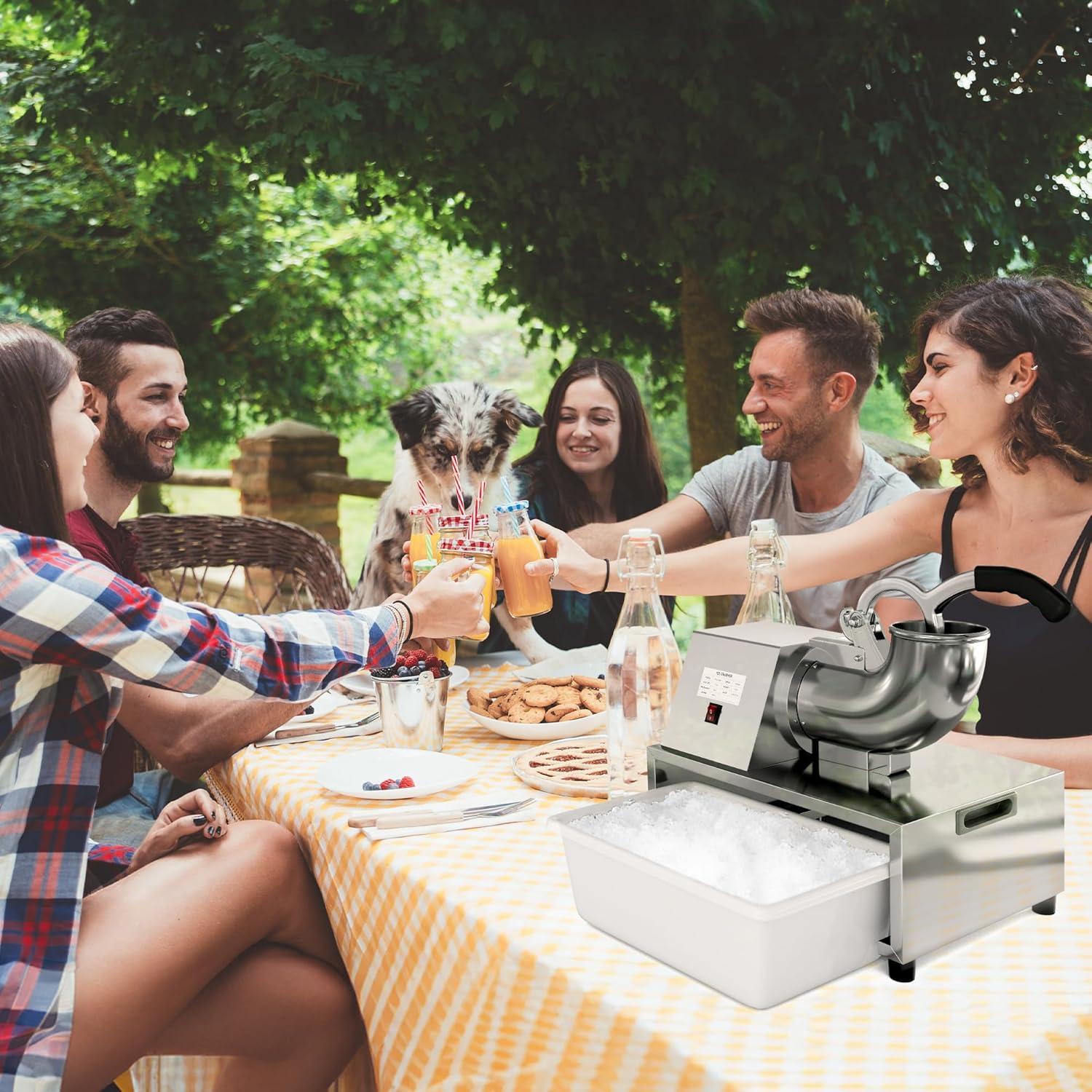 Máquina de Conos de Nieve VALONDINO 300W 500kg/h para Fiestas