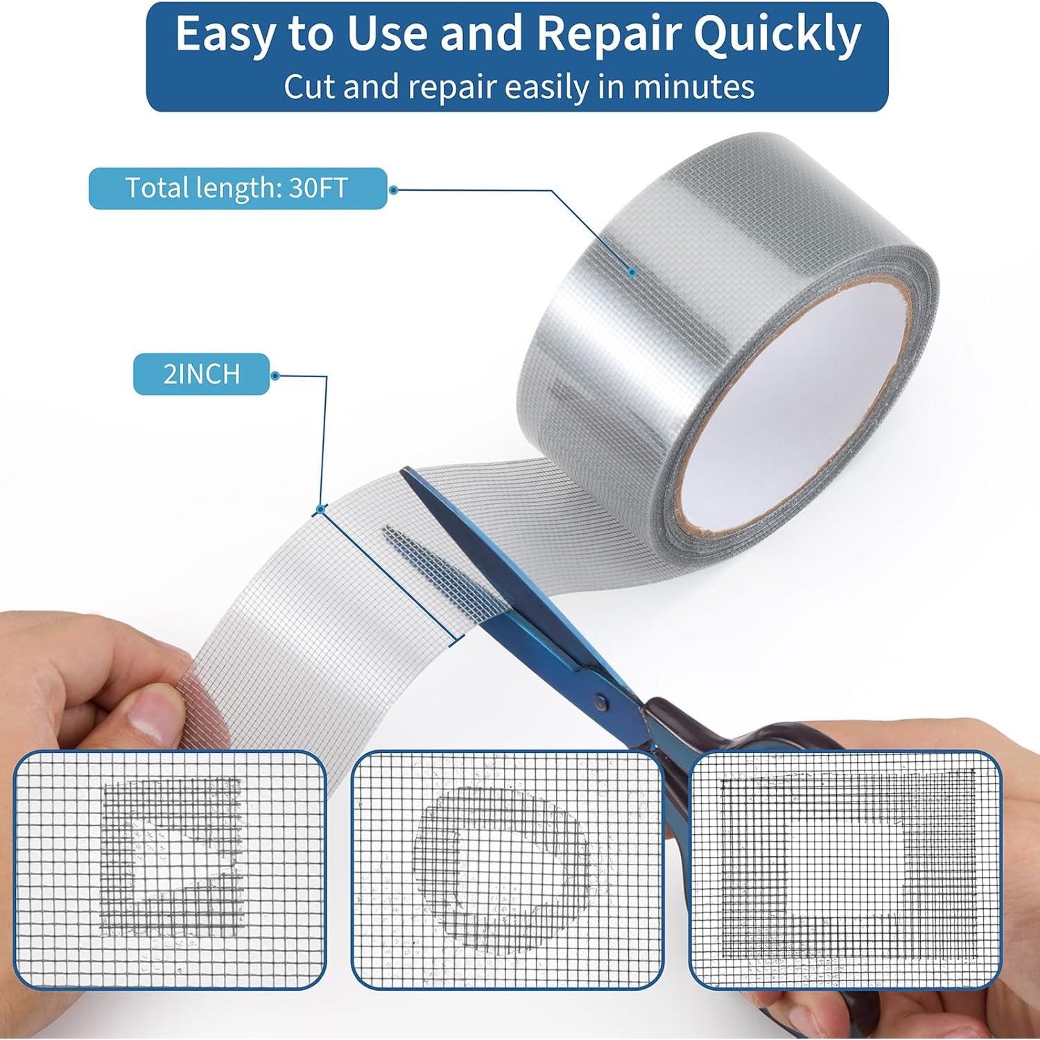 Cinta de Reparación de Pantallas Amanbo 5,08 cm x 9,14 m