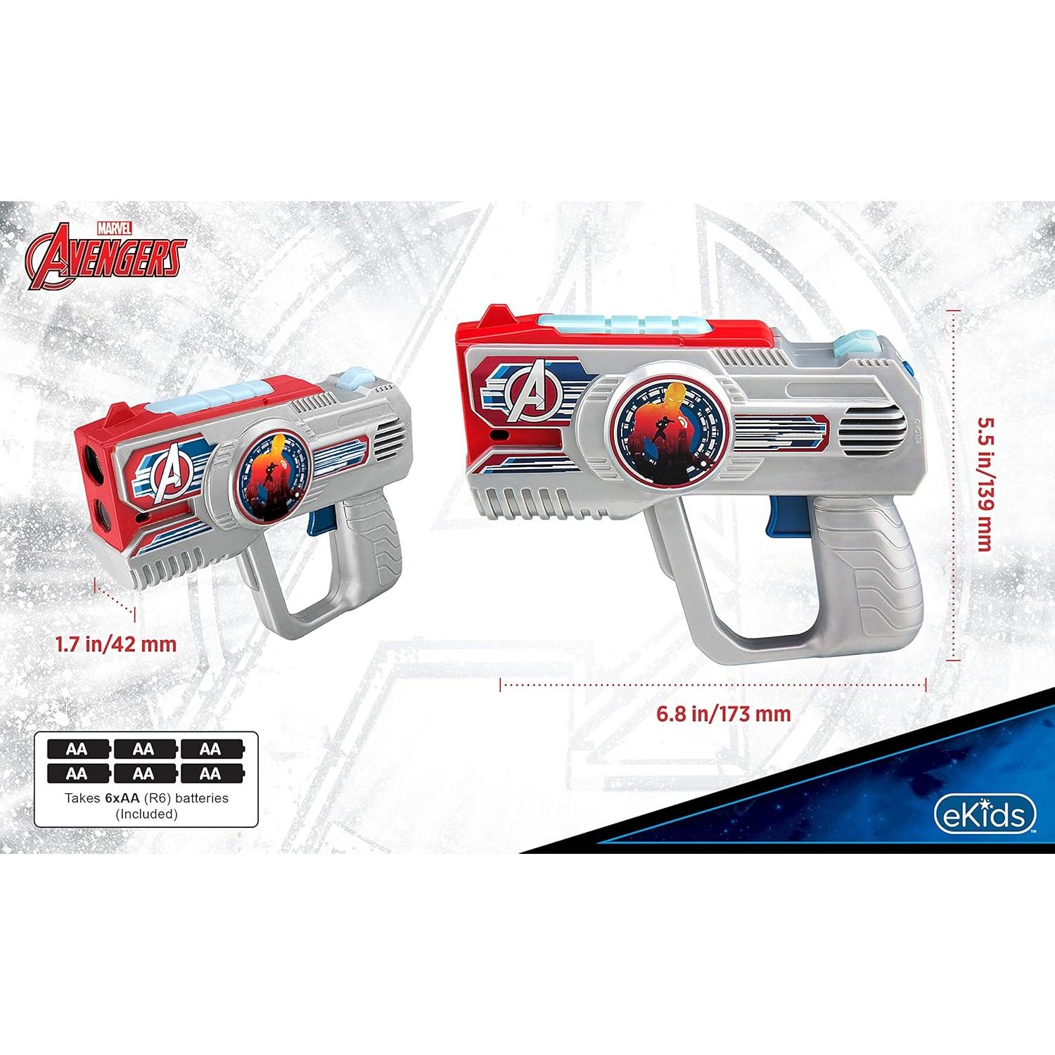 eKids Blaster Laser Tag Avengers AV-174 para Niños