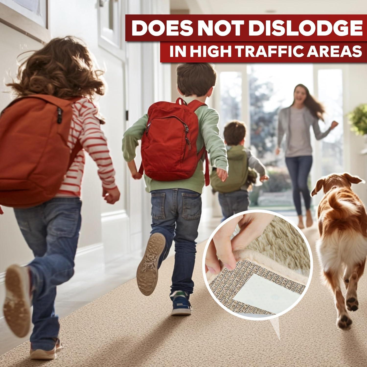 Cinta de Alfombra Doble Cara XFasten 5 cm x 27.4 m Sin Residuos