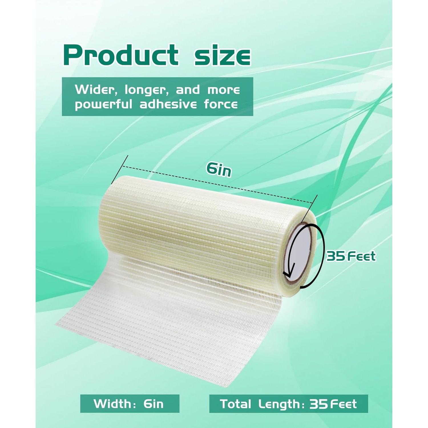 Cinta Impermeable DYYYYD 15,24 cm x 10,67 m para Reparación