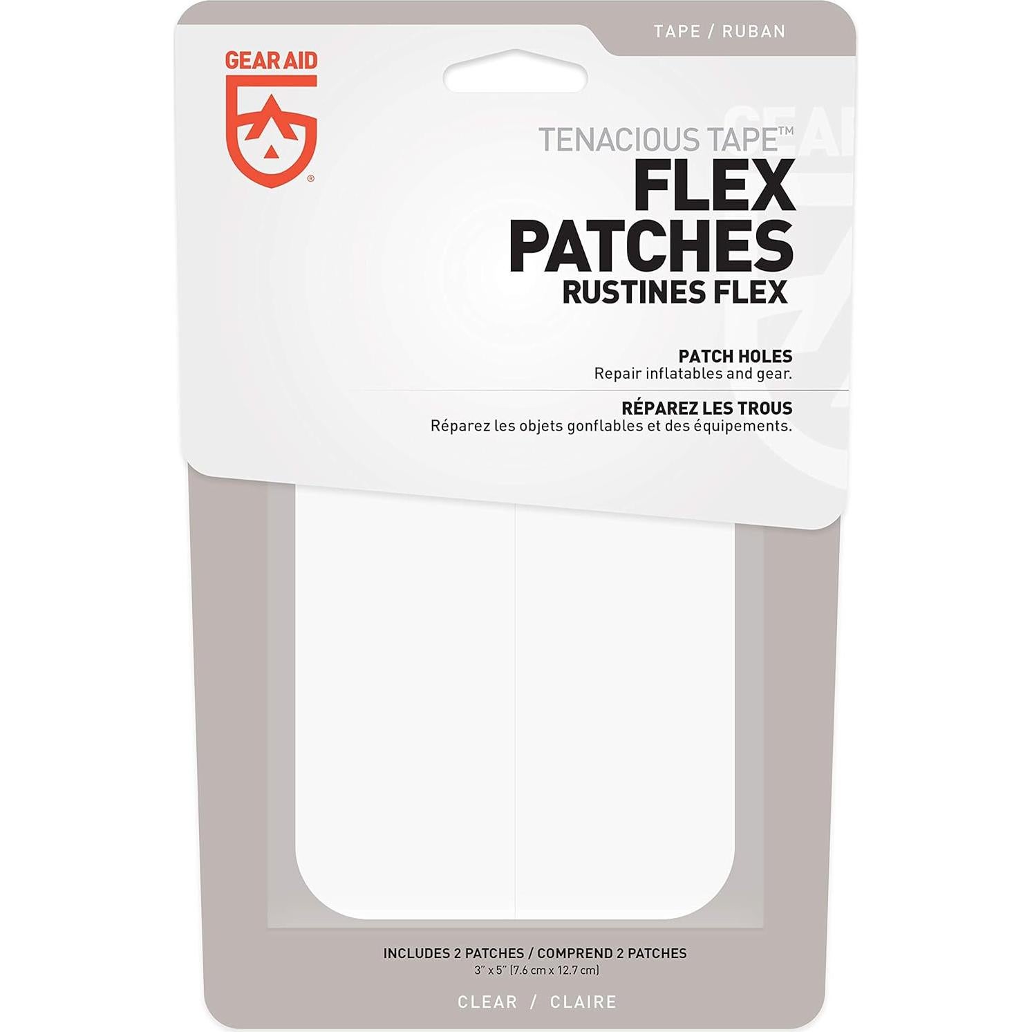 Parches de Reparación GEAR AID Tenacious Tape Flex 2 Unidades