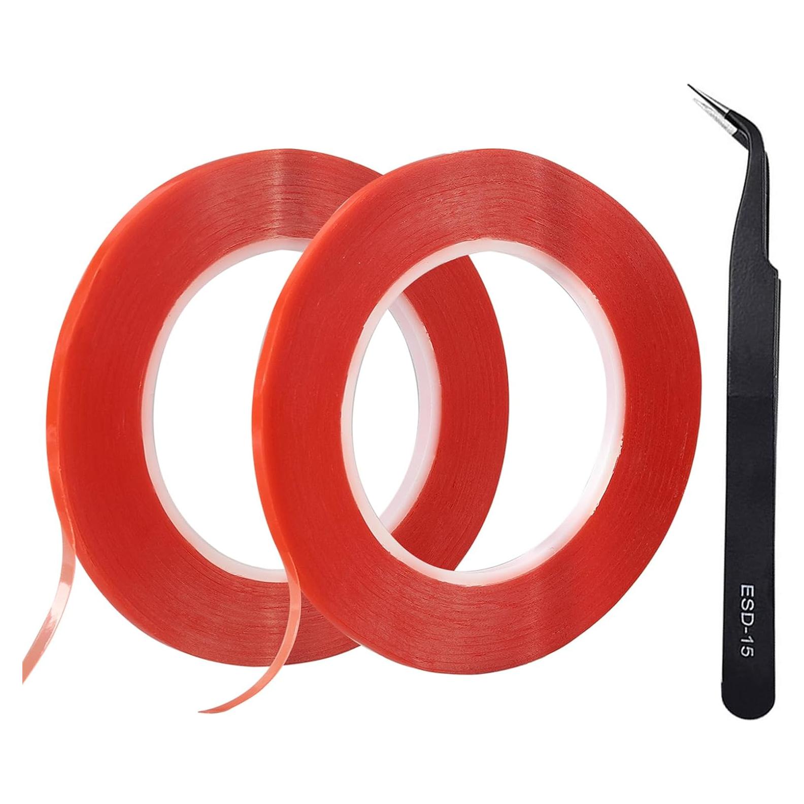 Cinta Adhesiva Doble Cara DMSTECH 4mm y 5mm x 25m