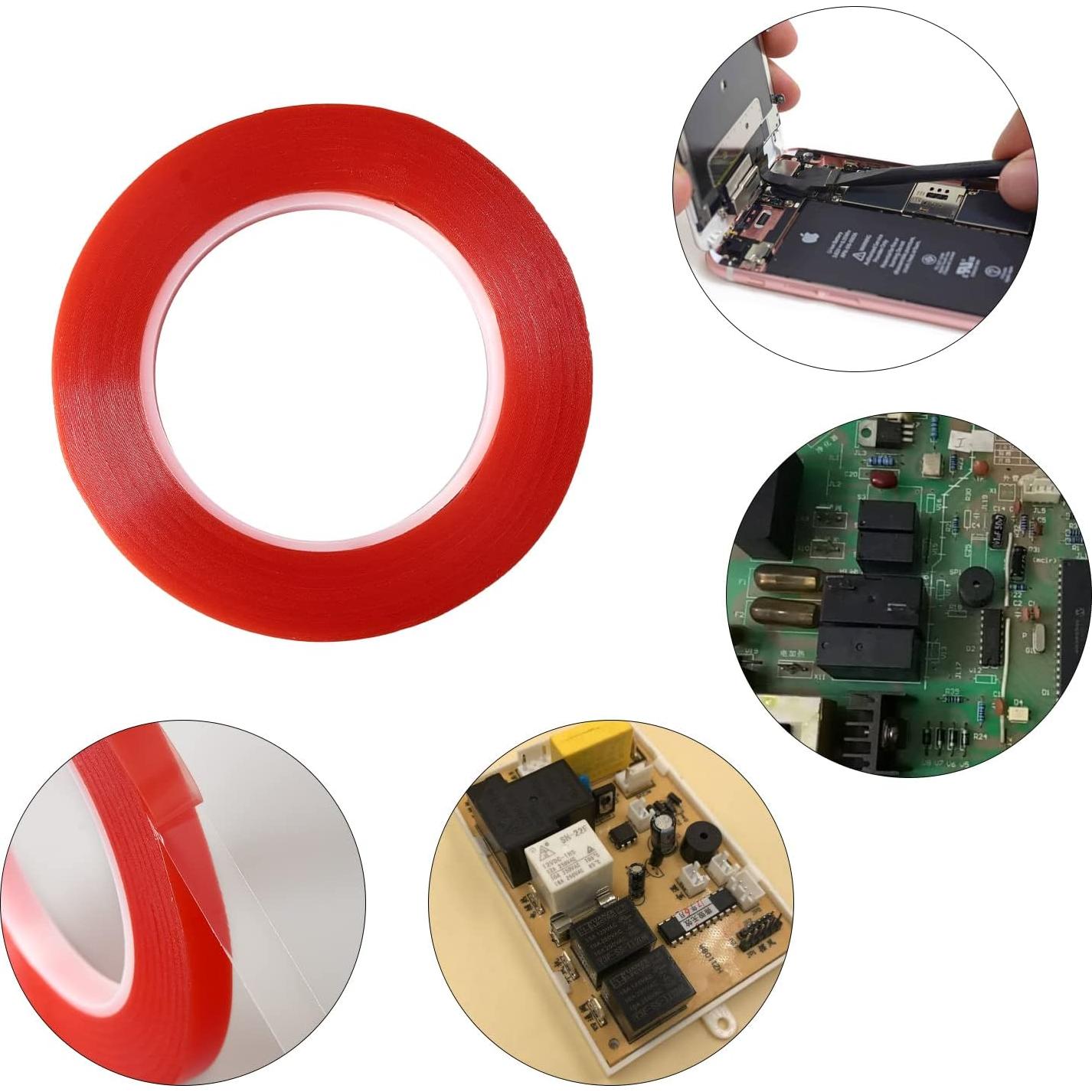 Cinta Adhesiva Doble Cara DMSTECH 4mm y 5mm x 25m