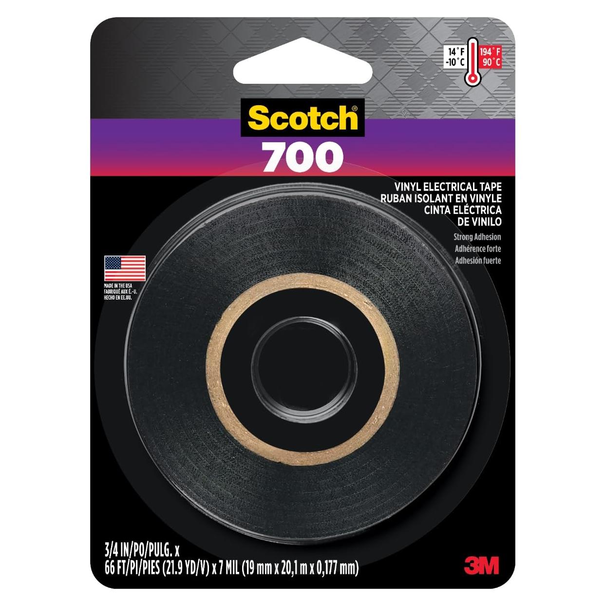 Cinta Eléctrica 3M Scotch 700 19mm x 20m Aislante Vinilo