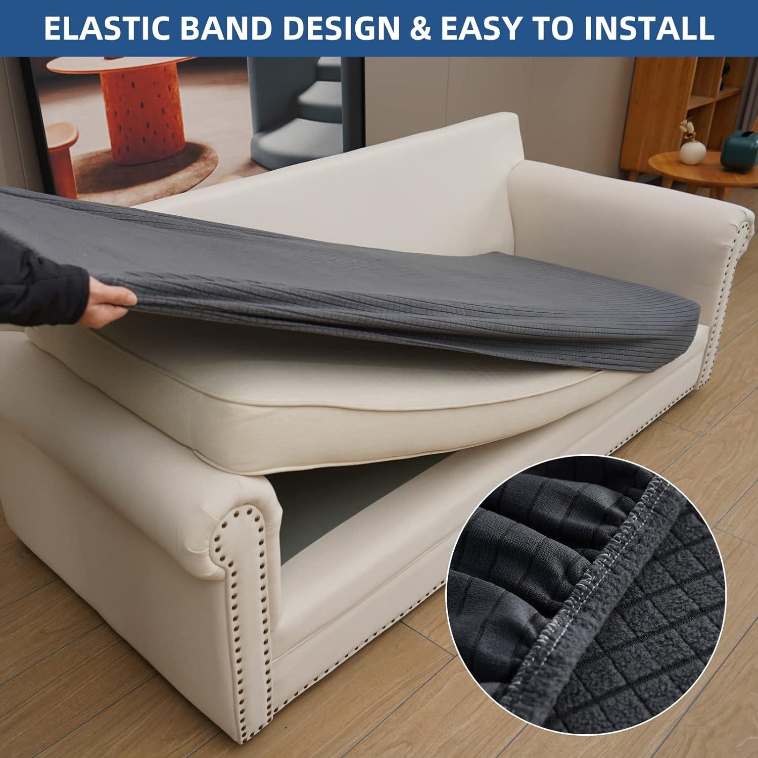 Funda de Cojín Eismodra Gris Oscuro 1 Pieza 94-135 cm