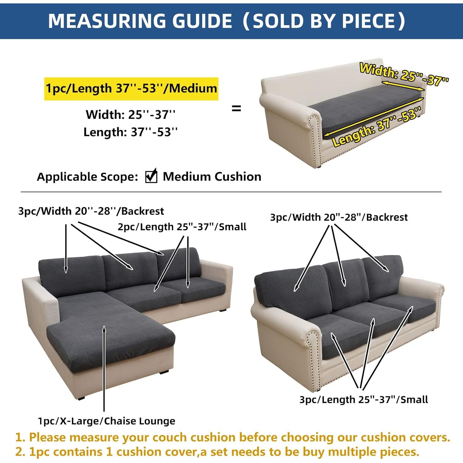 Funda de Cojín Eismodra Gris Oscuro 1 Pieza 94-135 cm