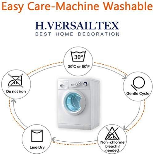 Funda de Cojín de Sofá H.VERSAILTEX Terciopelo Marfil 3 Pzas