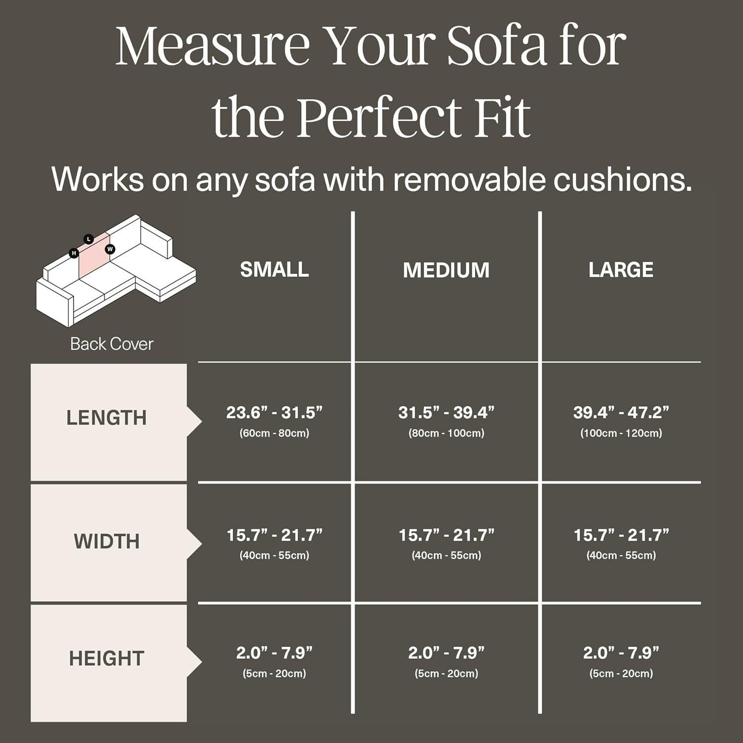 Funda de Sofá Nolan Interior Mediana Vainilla Acolchada