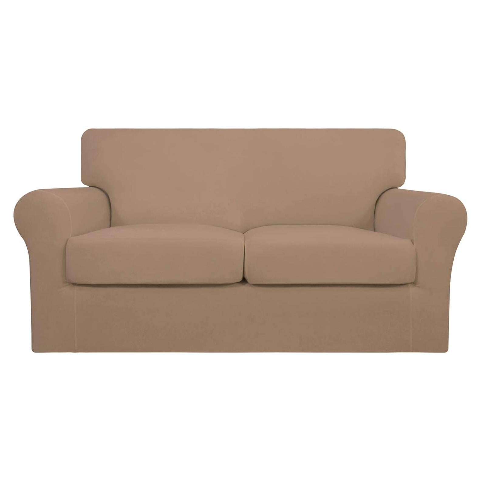 Funda de Sofá Elástica Easy-Going 3 Piezas Camello Mediana