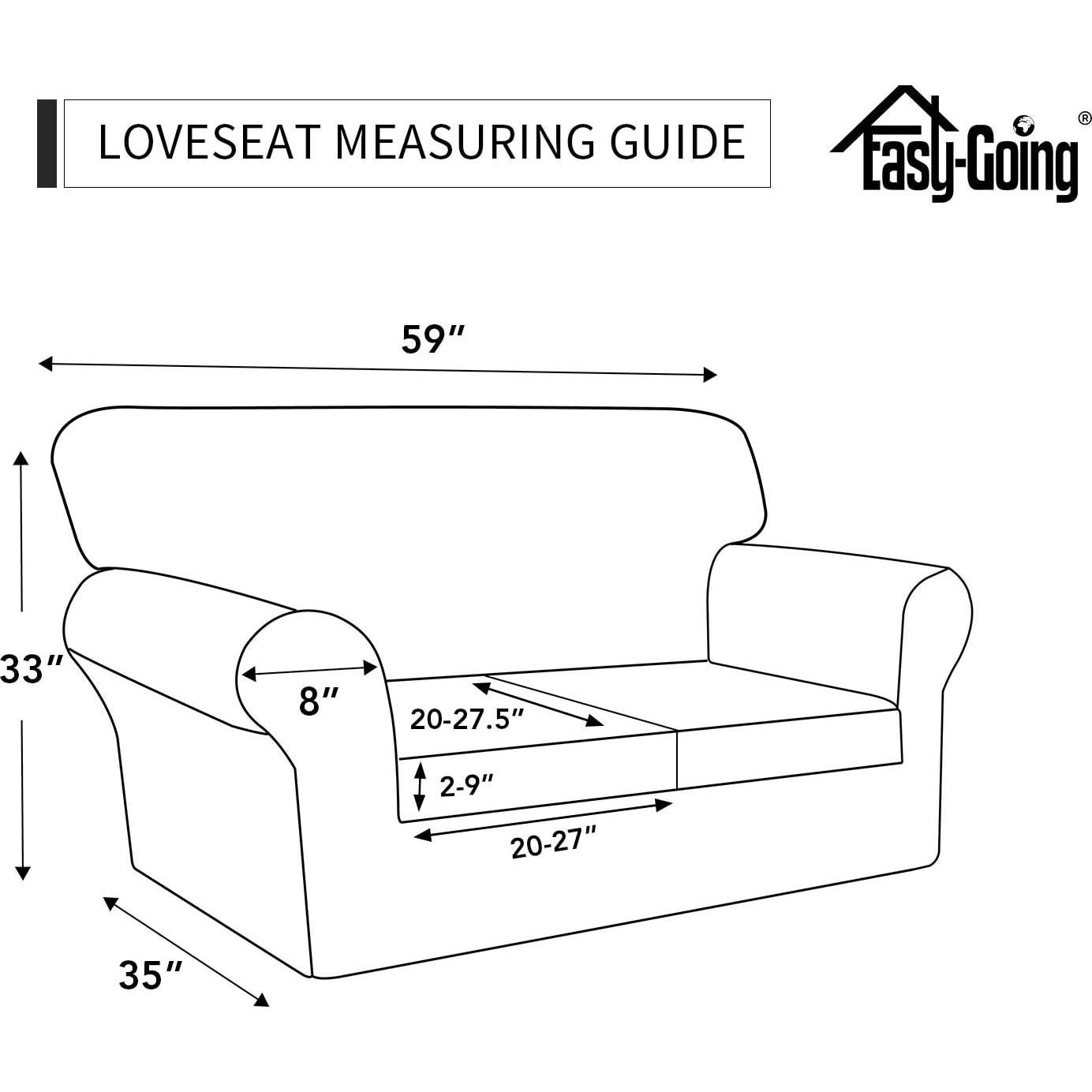 Funda de Sofá Elástica Easy-Going 3 Piezas Camello Mediana