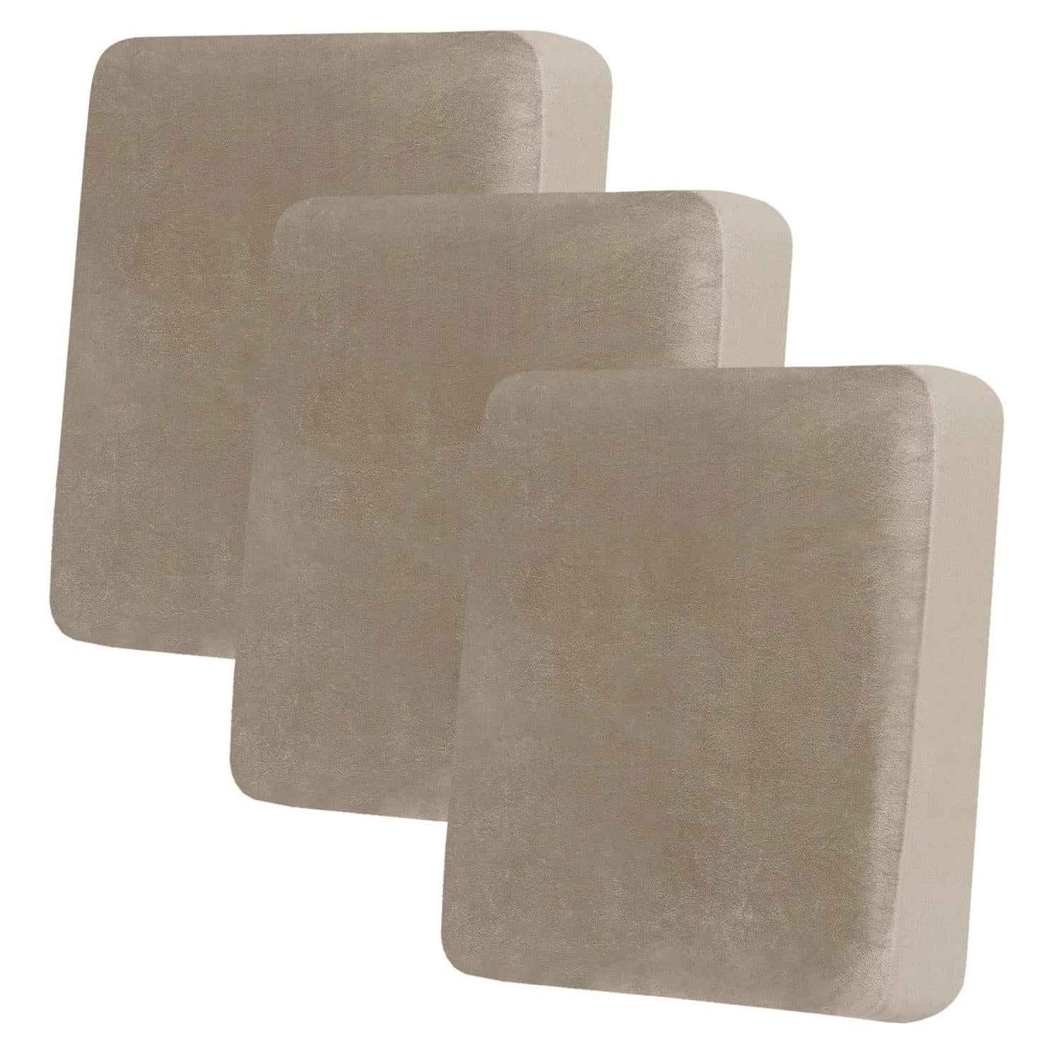 Fundas de Cojín Sofá Hyha 3PC Terciopelo Antideslizante