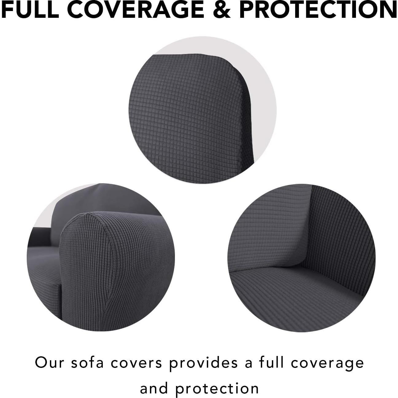 Funda de Silla Stretch PureFit Gris Oscuro Antideslizante