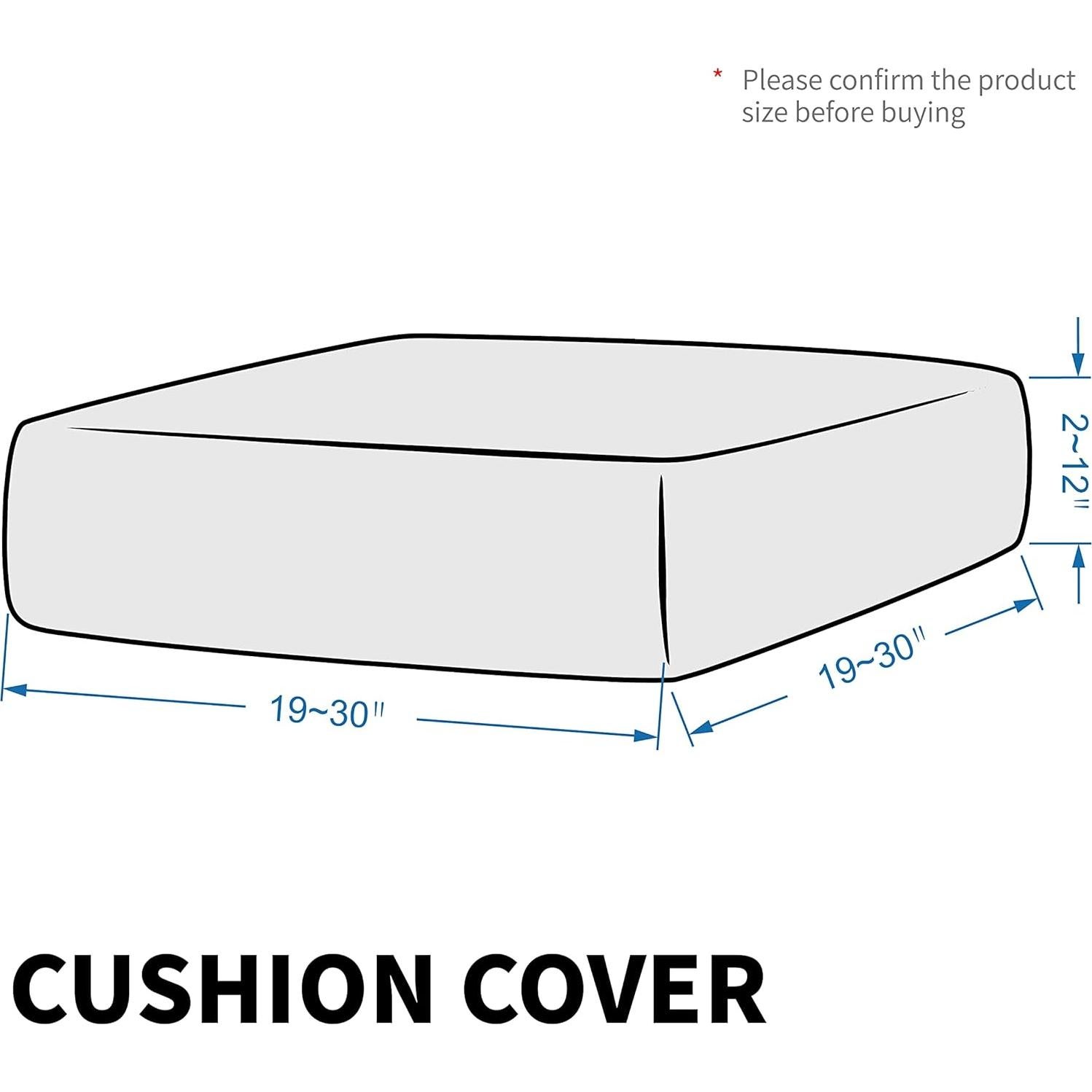 Fundas de Cojín Terciopelo MAXIJIN 3 Piezas Caqui