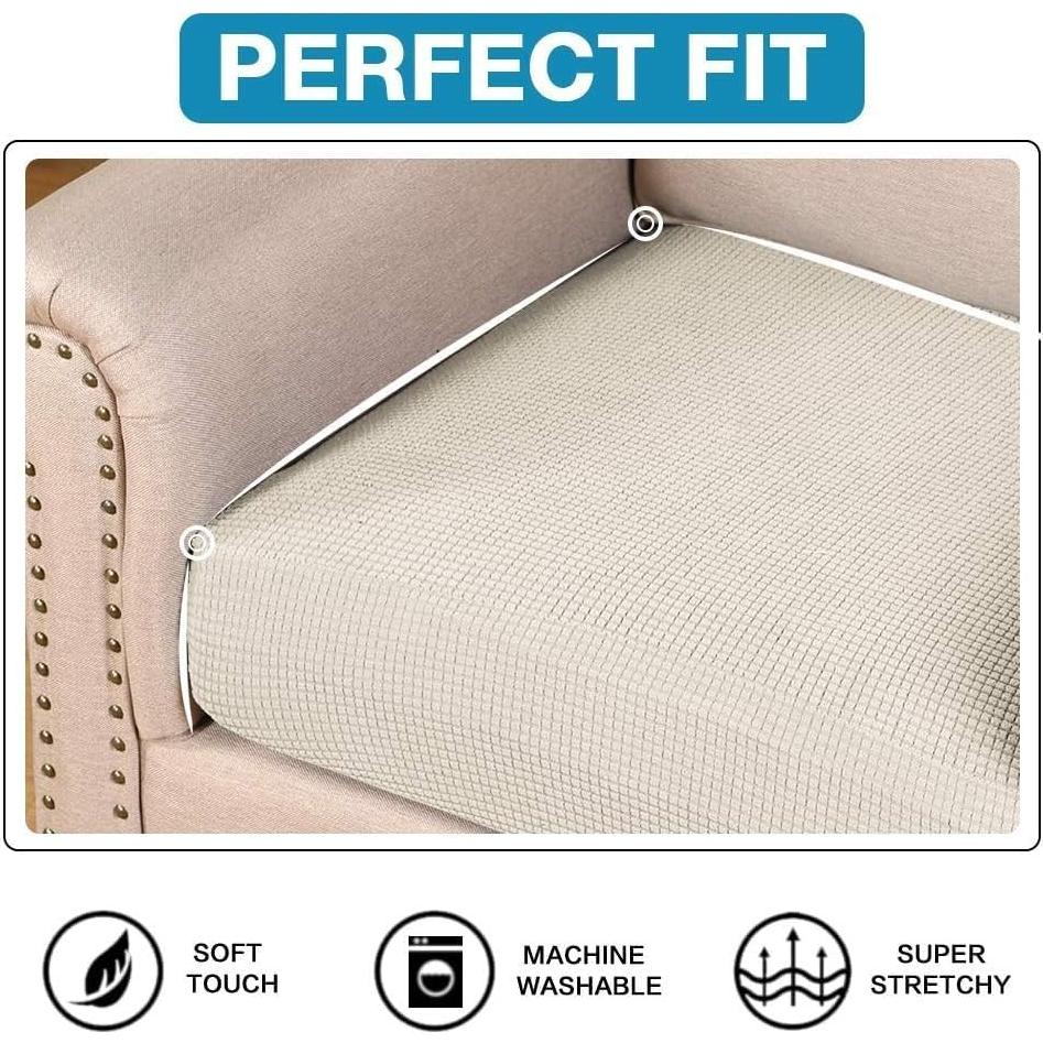 Funda de Cojín para Sofá Flamingo P XL 2 Unidades Beige