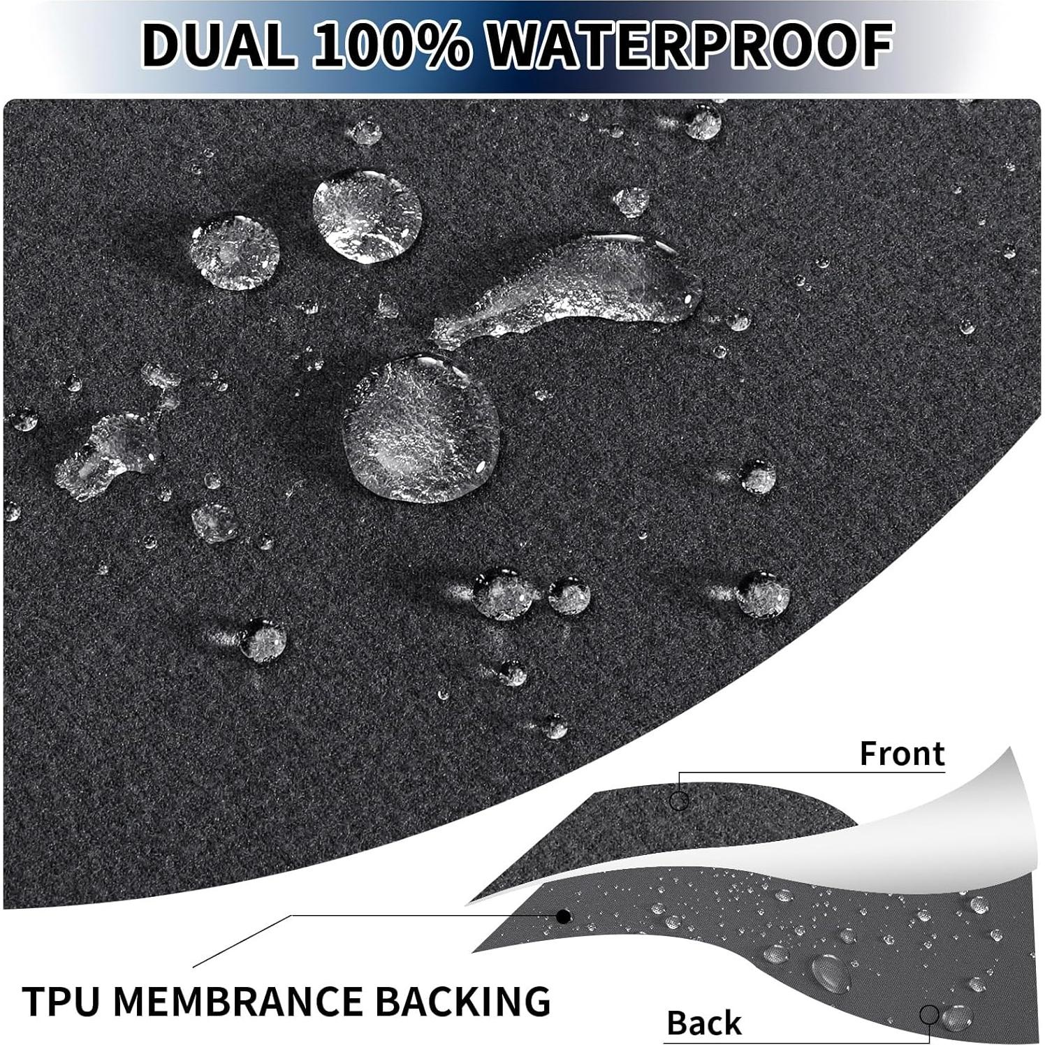 Funda de Cojín de Sofá PureFit 100% Impermeable Gris