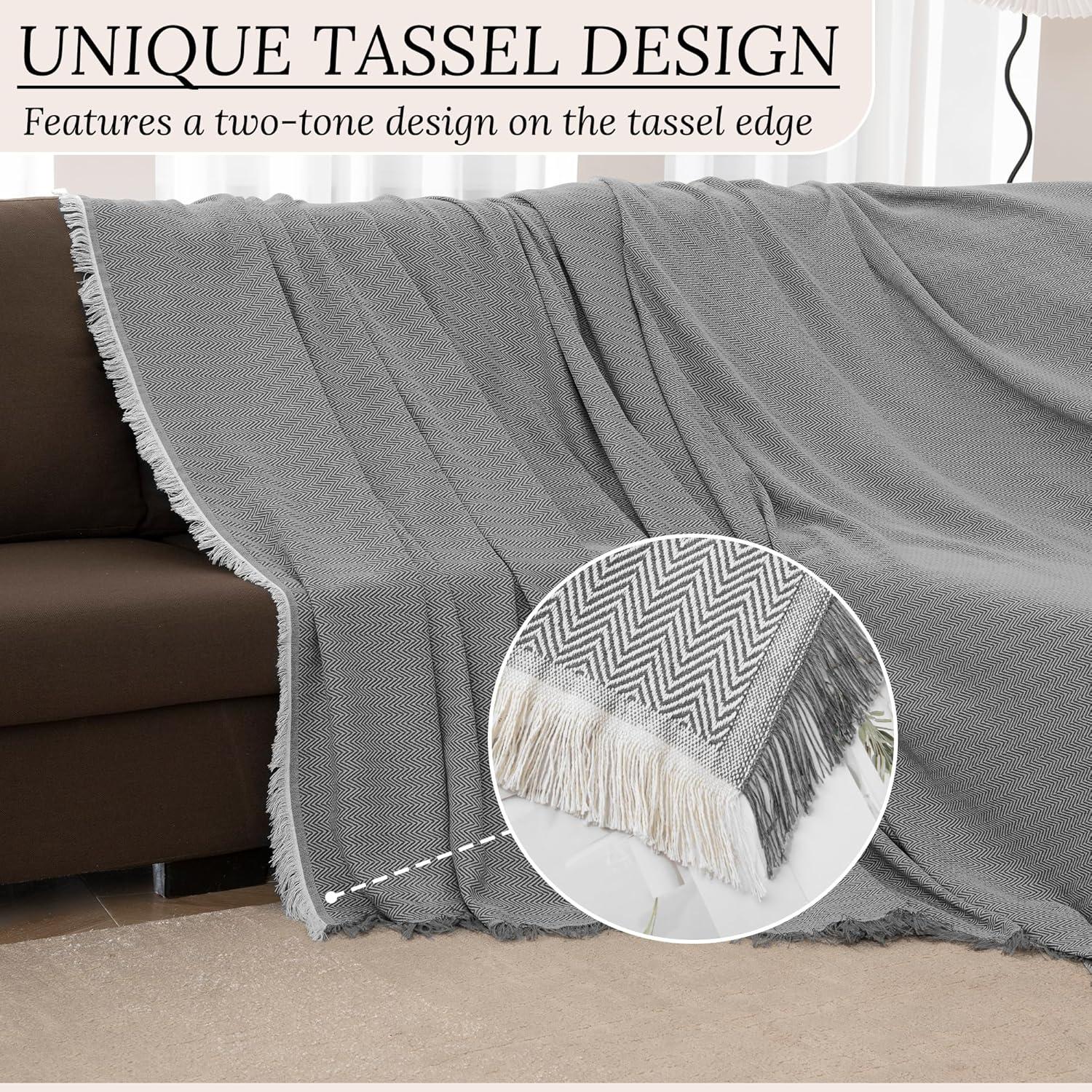 Cubierta de Sofá Seccional HDCAXKJ Gris 91x276 cm Antideslizante