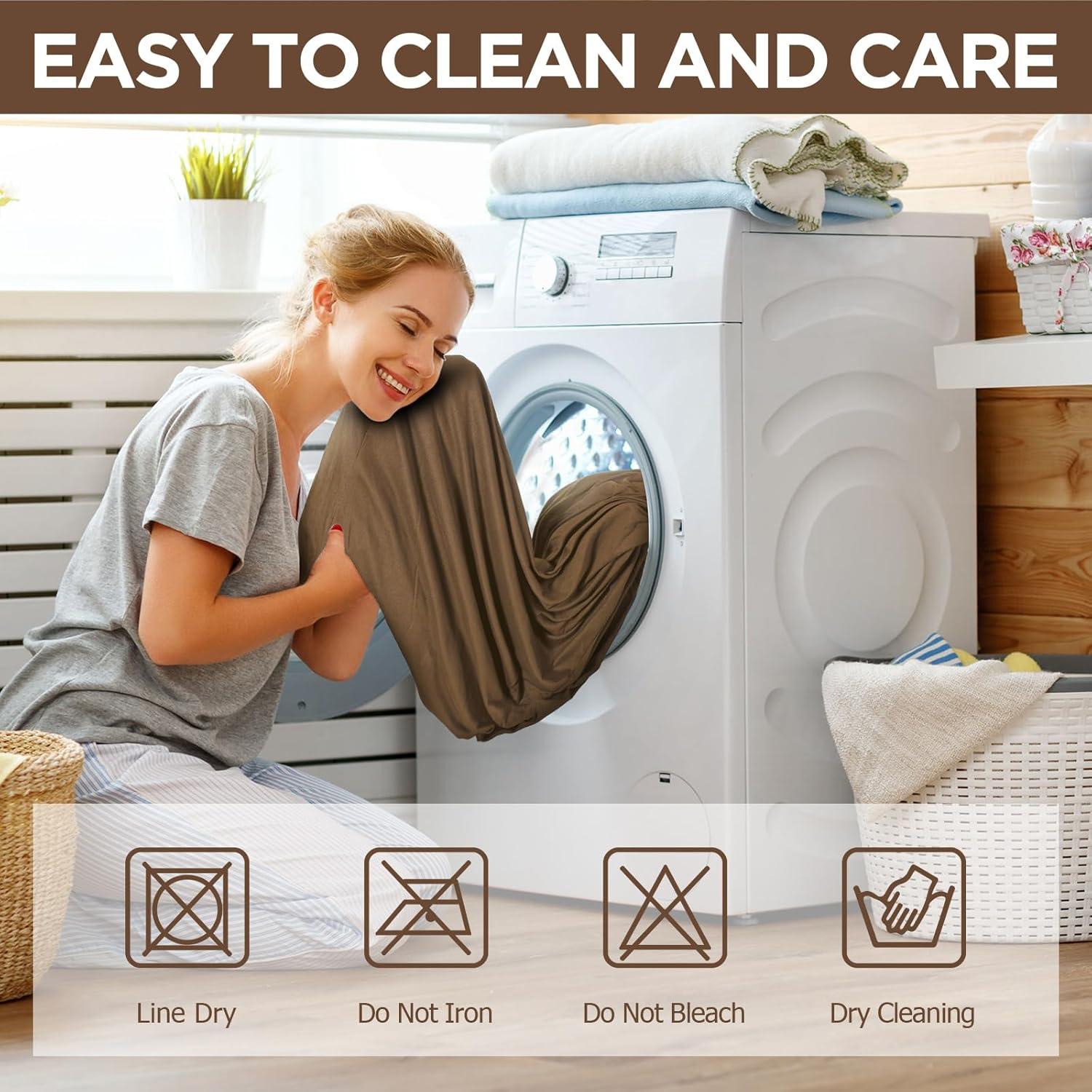 Juego de Fundas para Sofá Peryiter 3 Piezas Chocolate