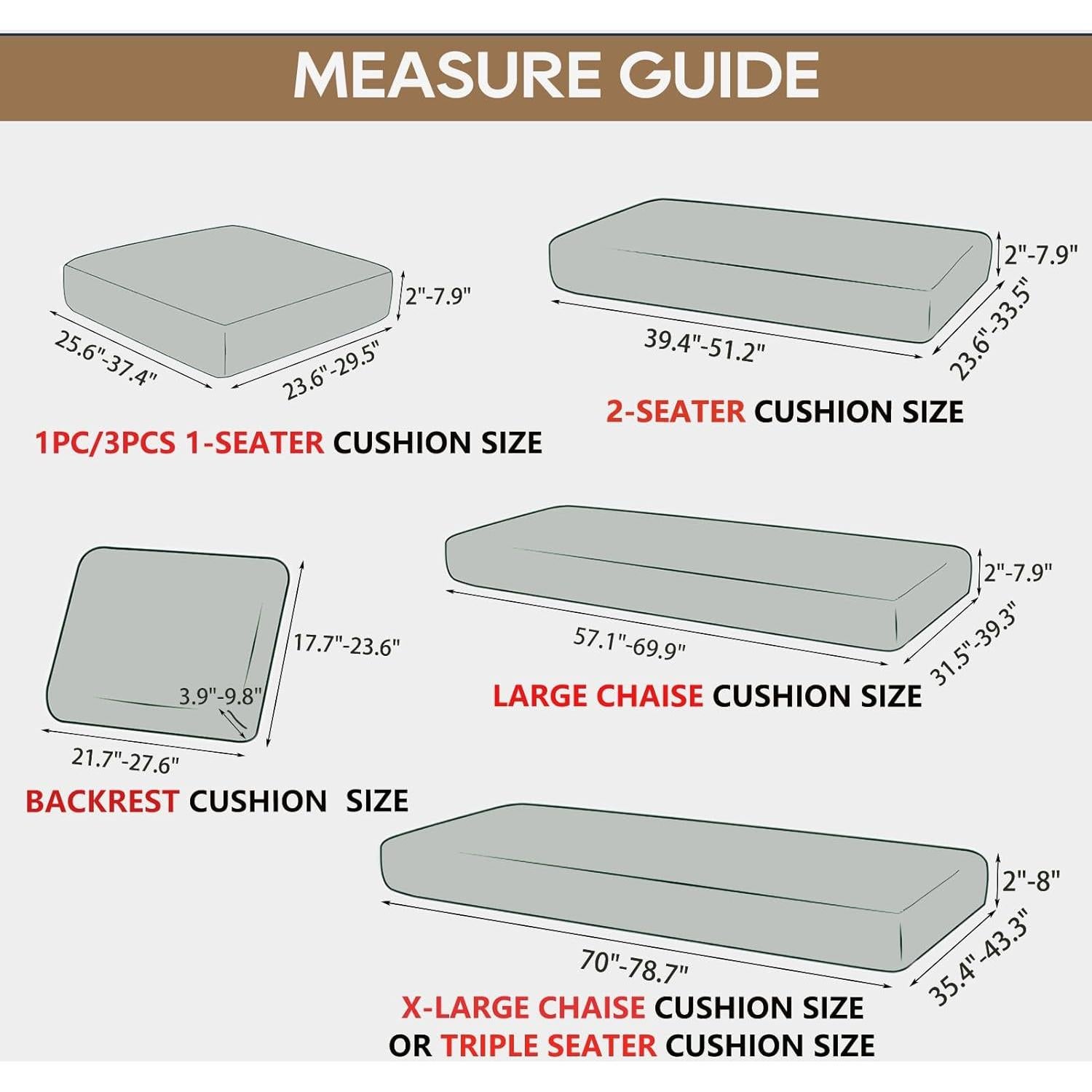 Funda de Cojín de Sofá NeColorLife Crema 1 Plaza Elástica
