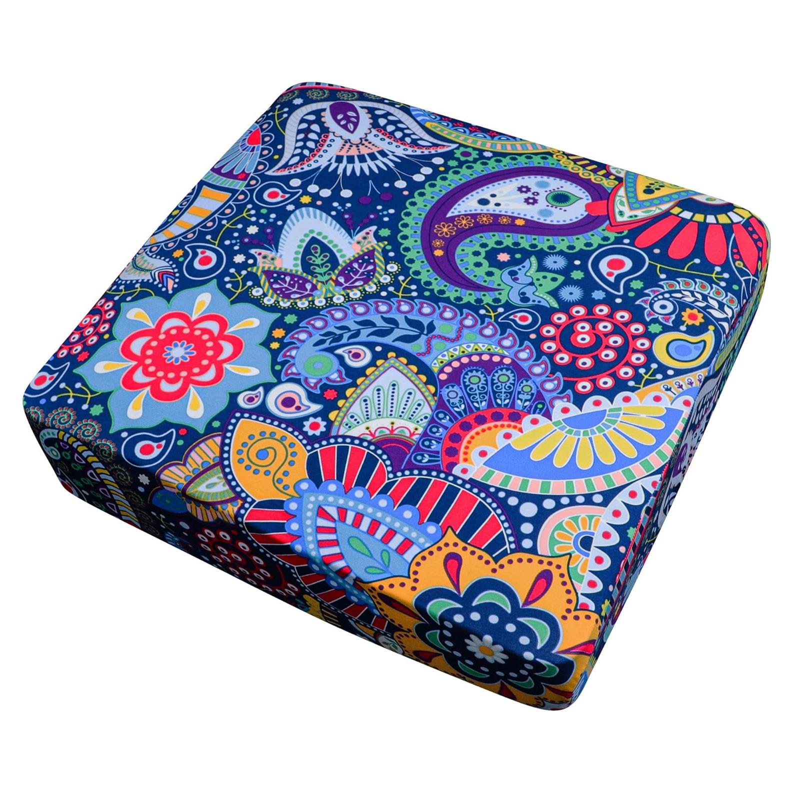 Funda de Cojín de Sofá Forcheer Estilo Floral Lavable