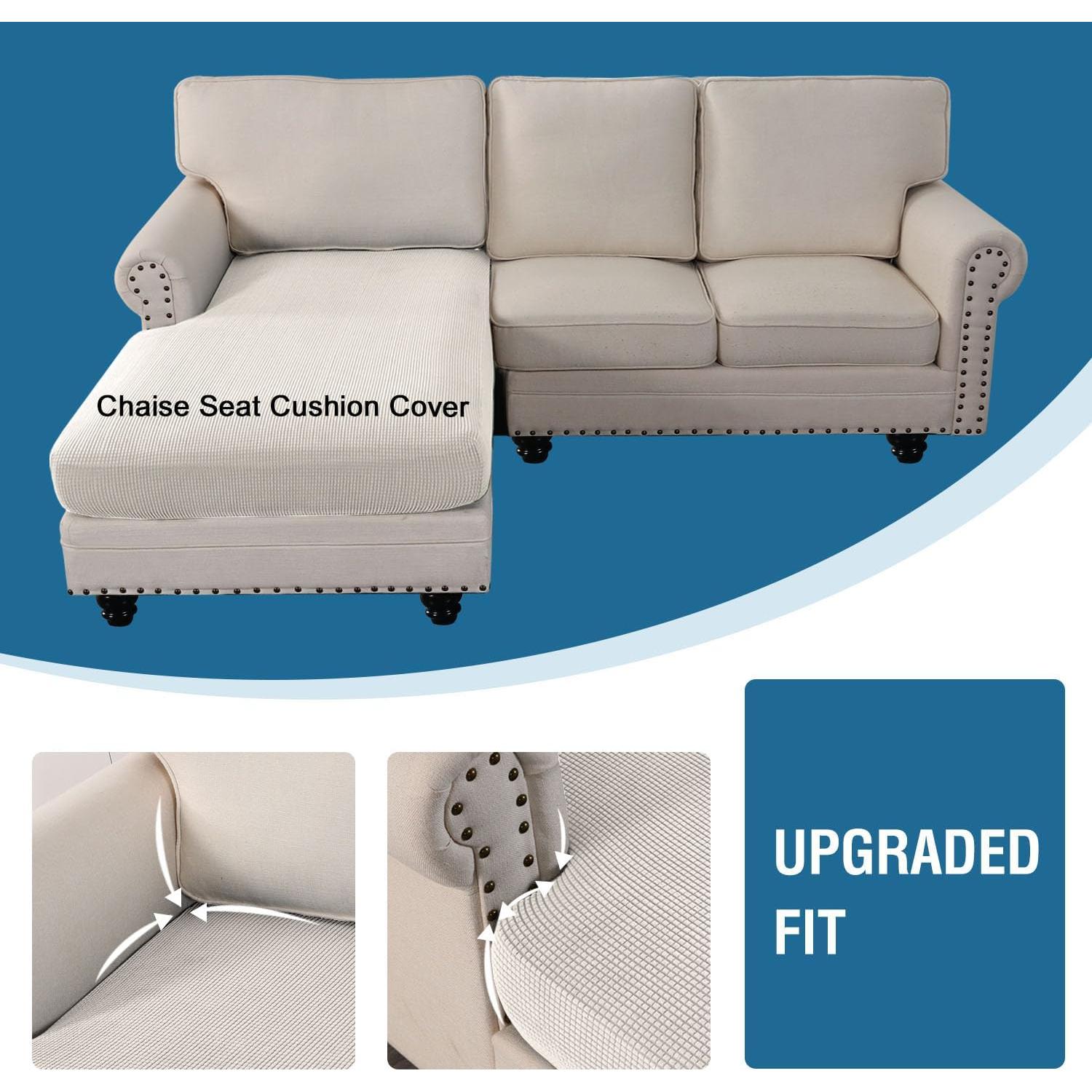 Funda de Sofá Seccional H.VERSAILTEX Marfil 1 Pieza