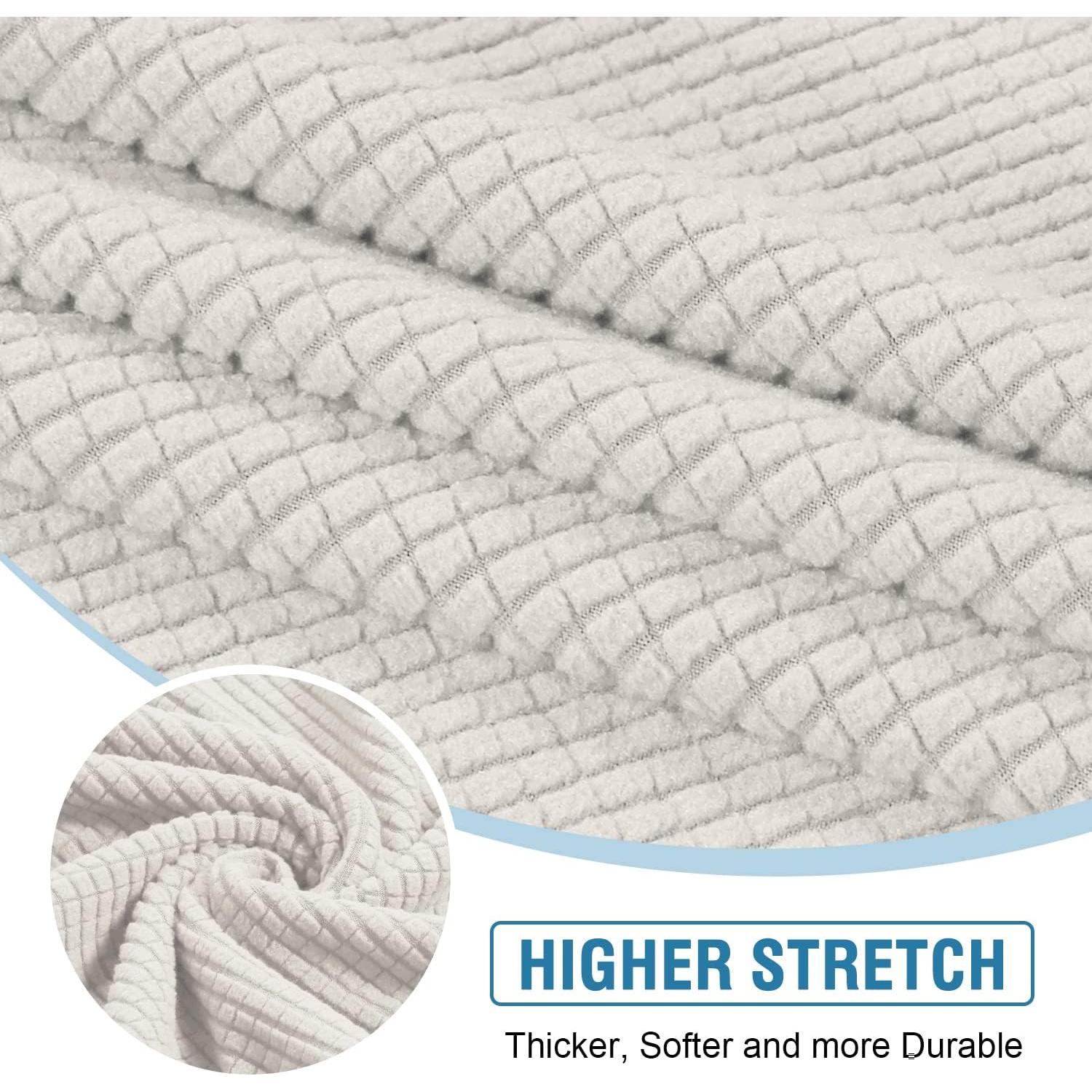 Funda de Sofá Seccional H.VERSAILTEX Marfil 1 Pieza