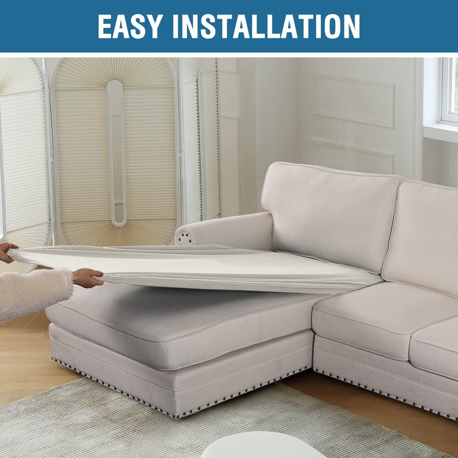 Funda de Sofá Seccional H.VERSAILTEX Marfil 1 Pieza