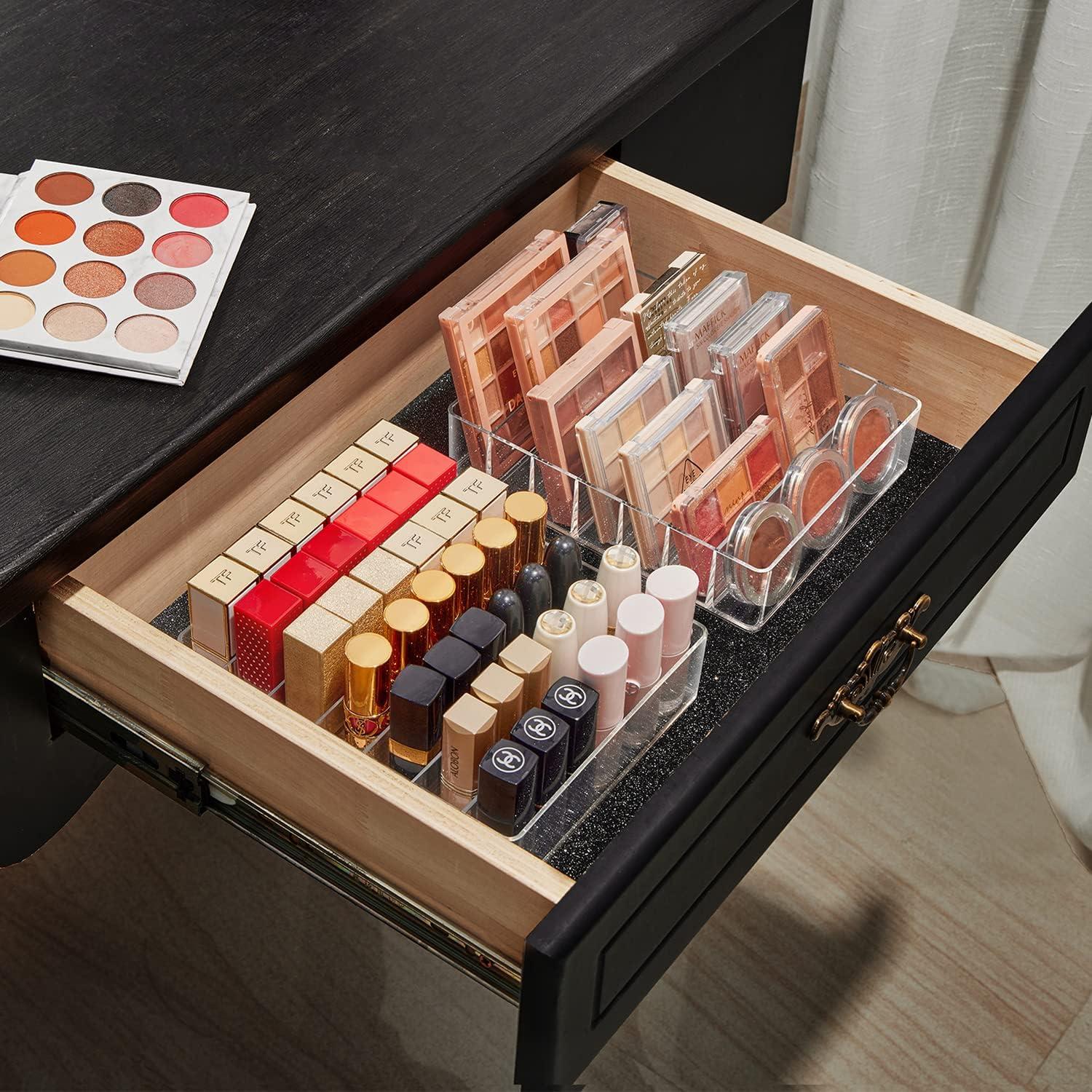 Organizador de Maquillaje WECHENG para Paleta de Sombras 7 Secciones